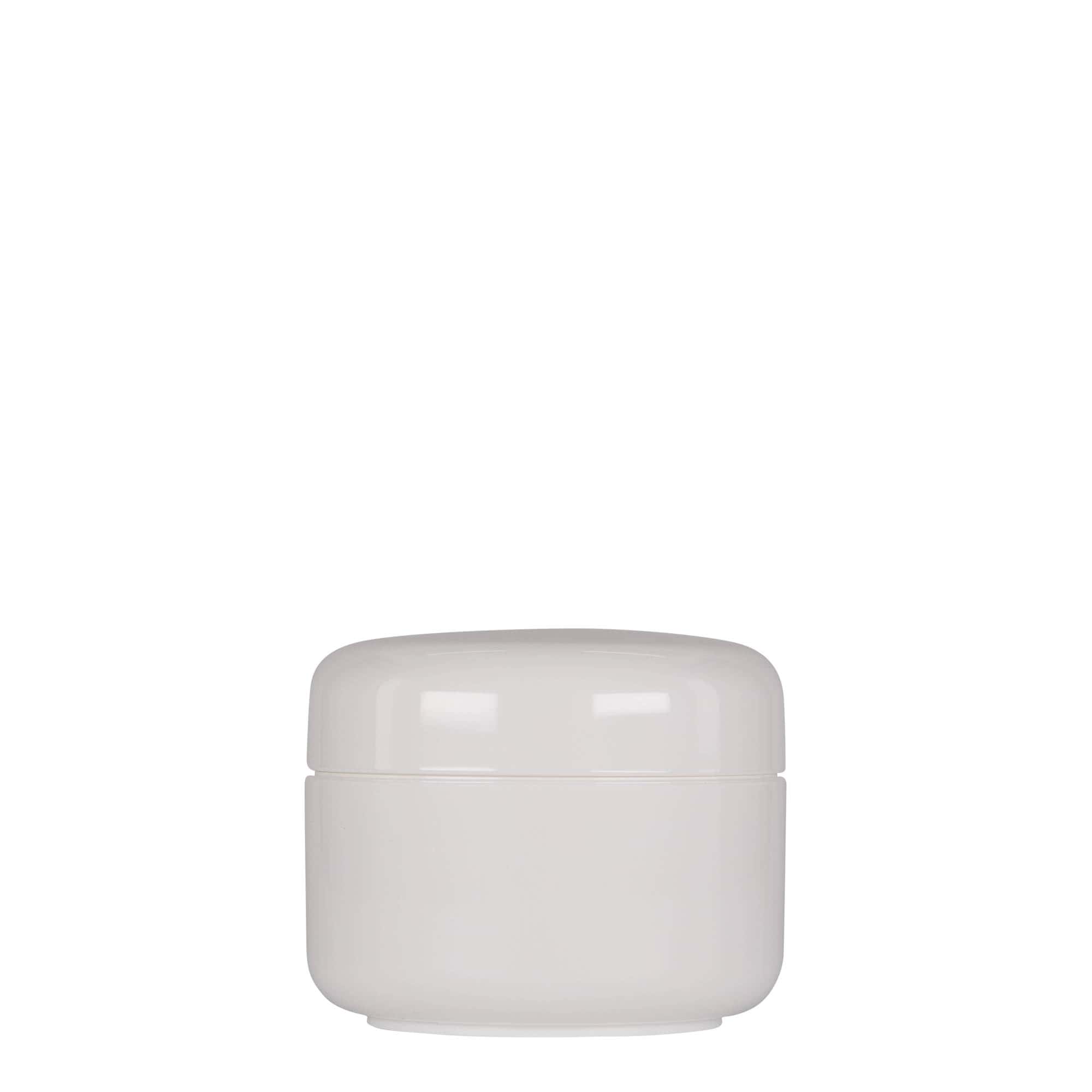 150 ml plastic jar ‘Bianca’, PP, white, opening: screw cap