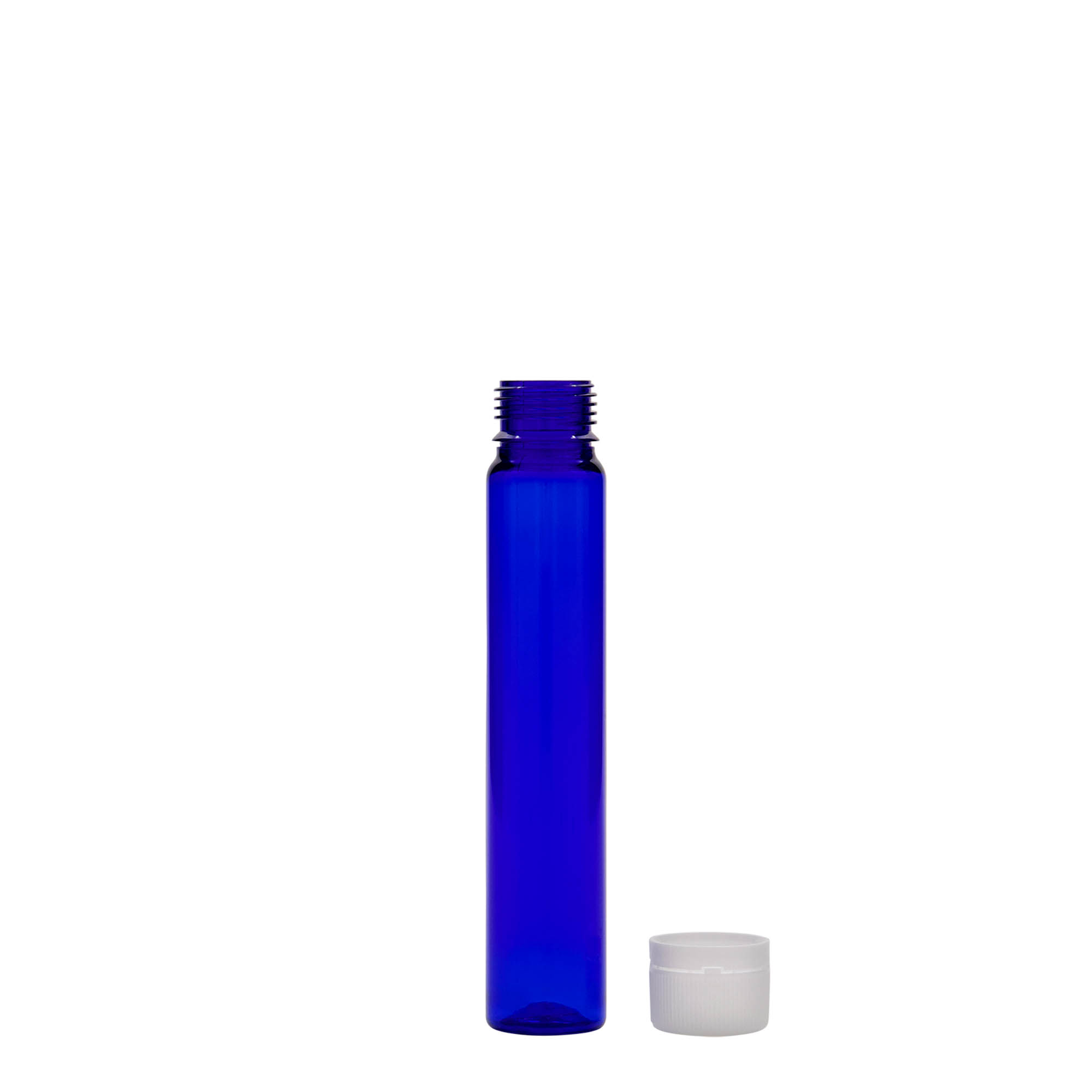 25 ml PET tube, plastic, royal blue, opening: screw cap 25 ml PET tube, plastic, royal blue, opening: screw cap