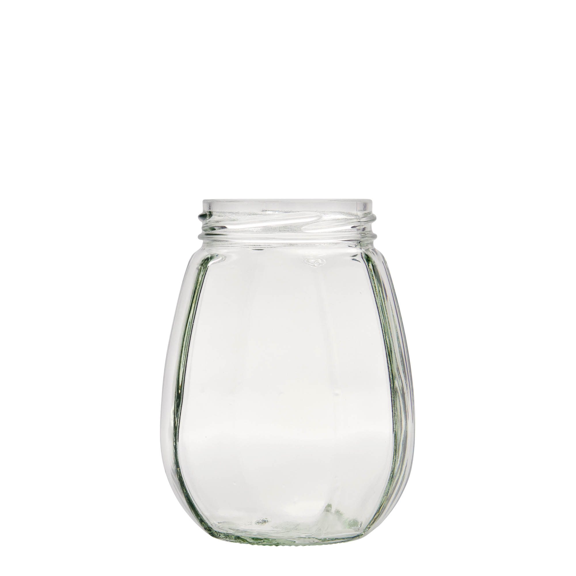 385 ml decorative jar, hexagonal, opening: Twist-Off (TO 63)