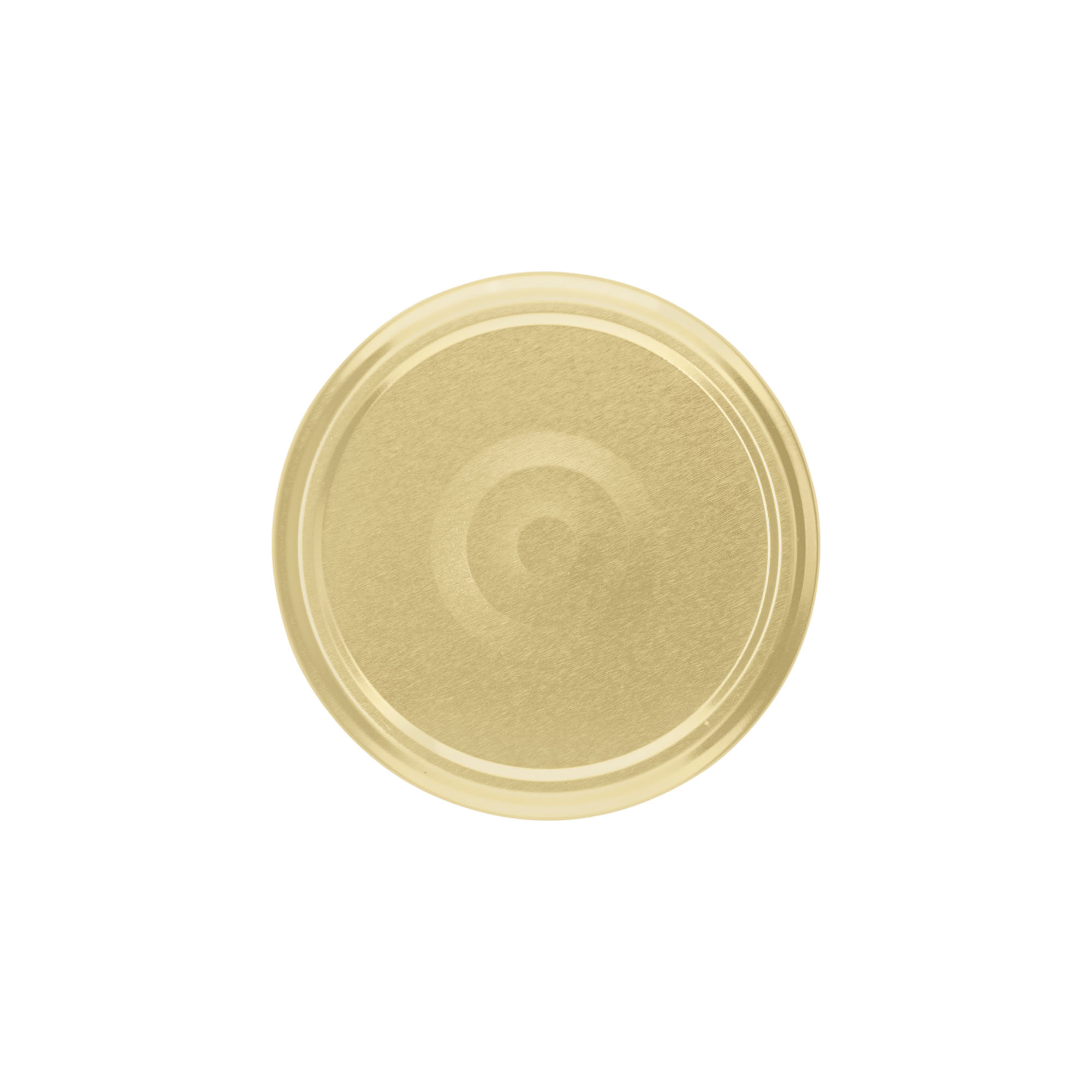 Twist off lid, tinplate, gold, for opening: TO 82