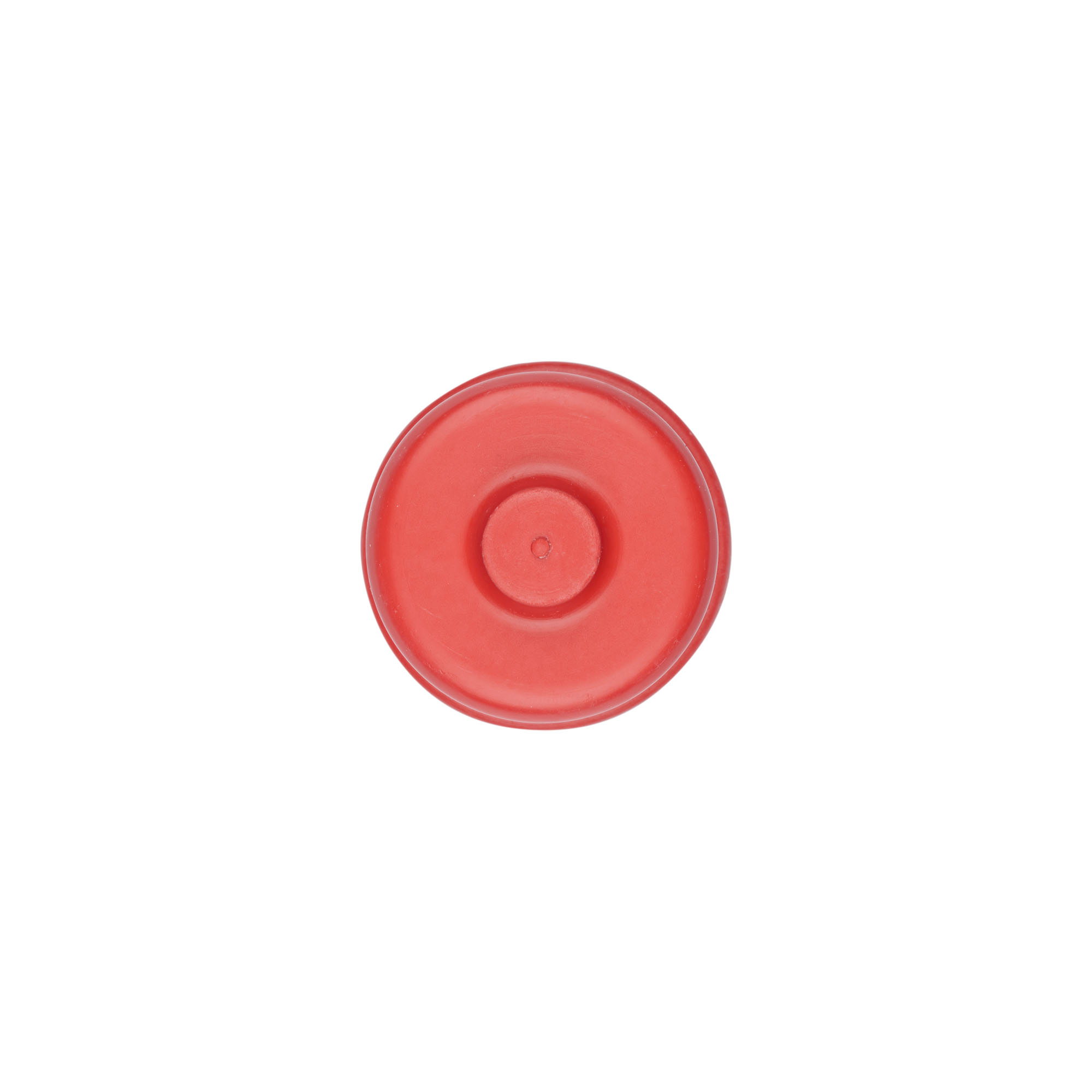 Carboy cap type 3, rubber, red