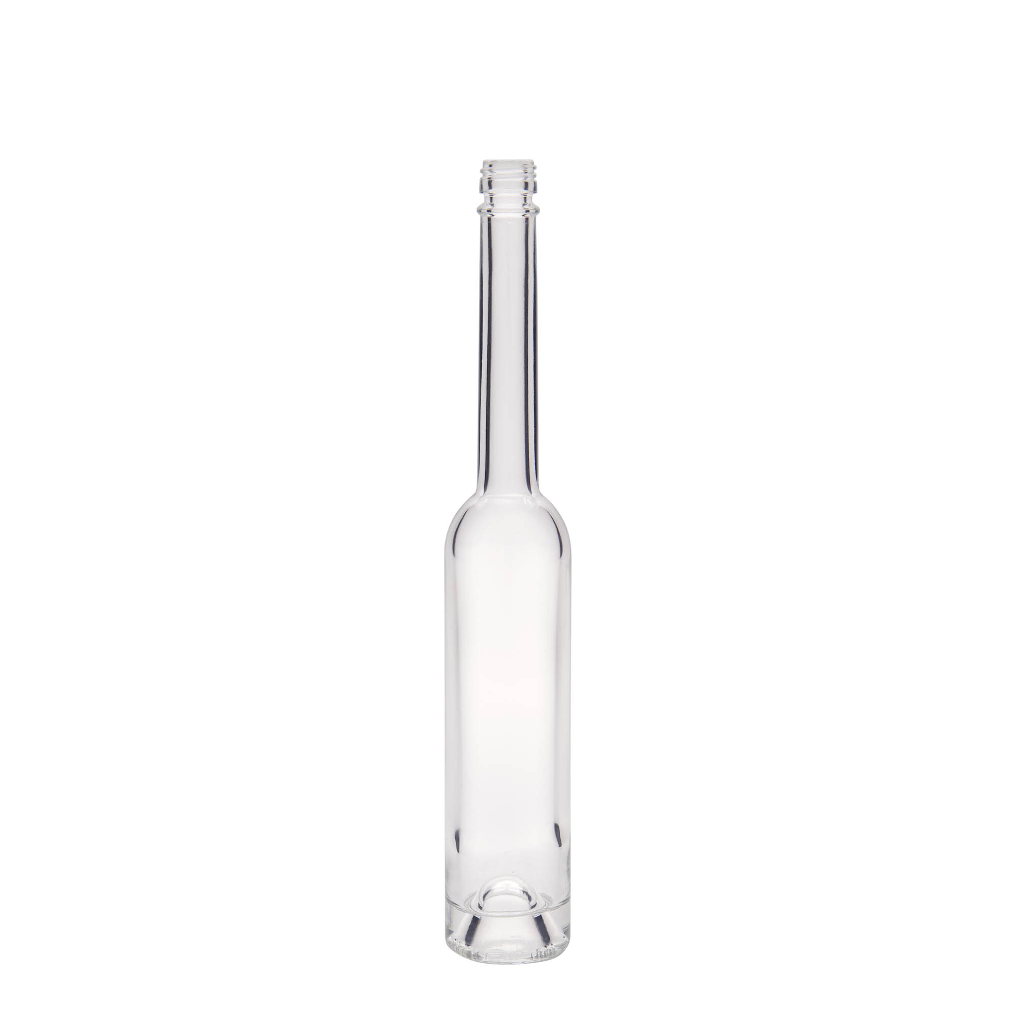 100 ml glass bottle ‘Platina’, opening: PP 18