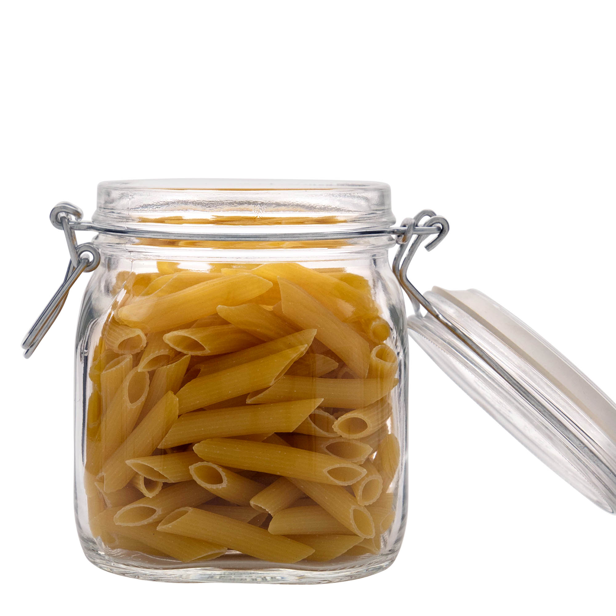 750 ml wire bail jar 'Fido', square, opening: wire bail closure