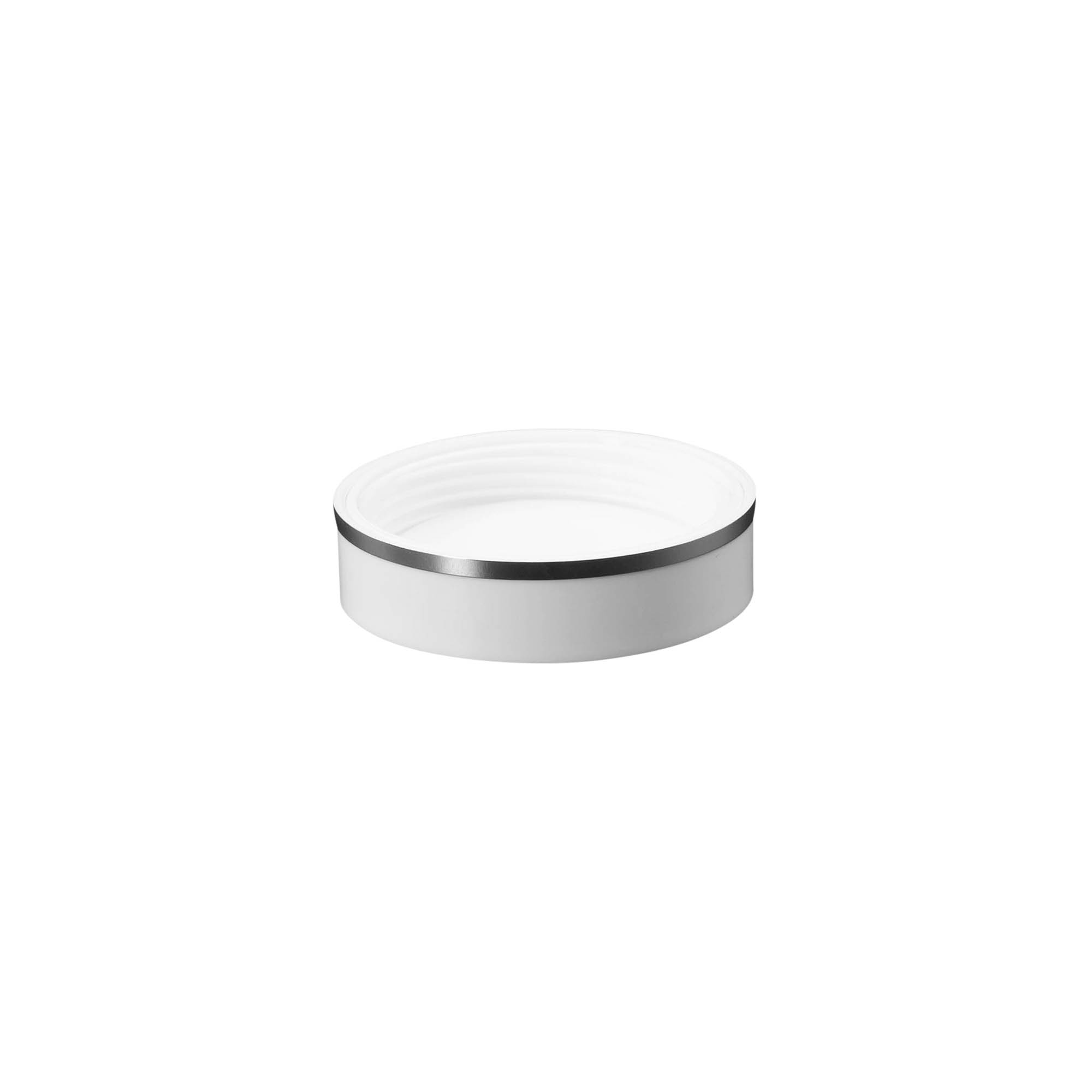 Screw cap 30 ml, SAN plastic, white
