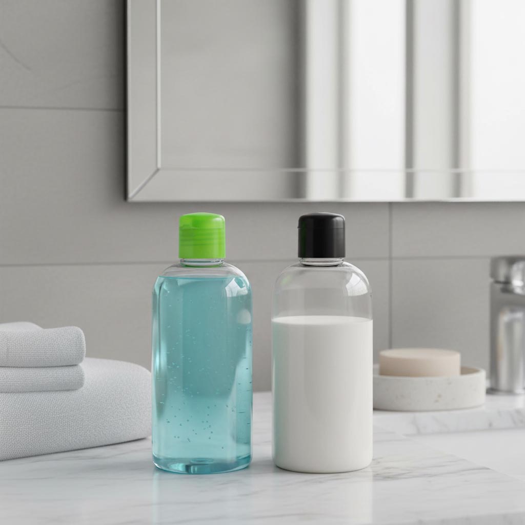 Screw cap with syringe insert, PP plastic, black, for opening: 24/410