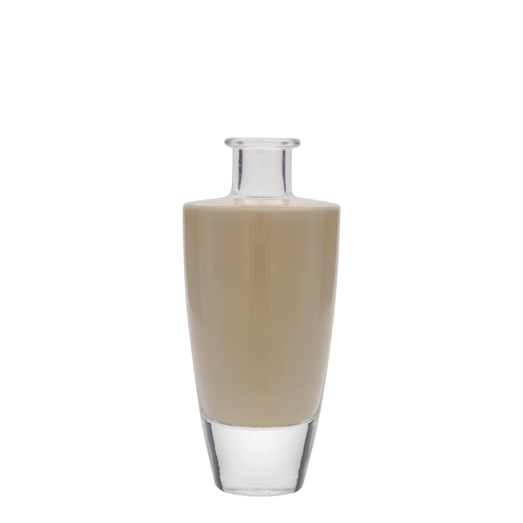 200 ml glass bottle 'Vanessa', oval, opening: cork