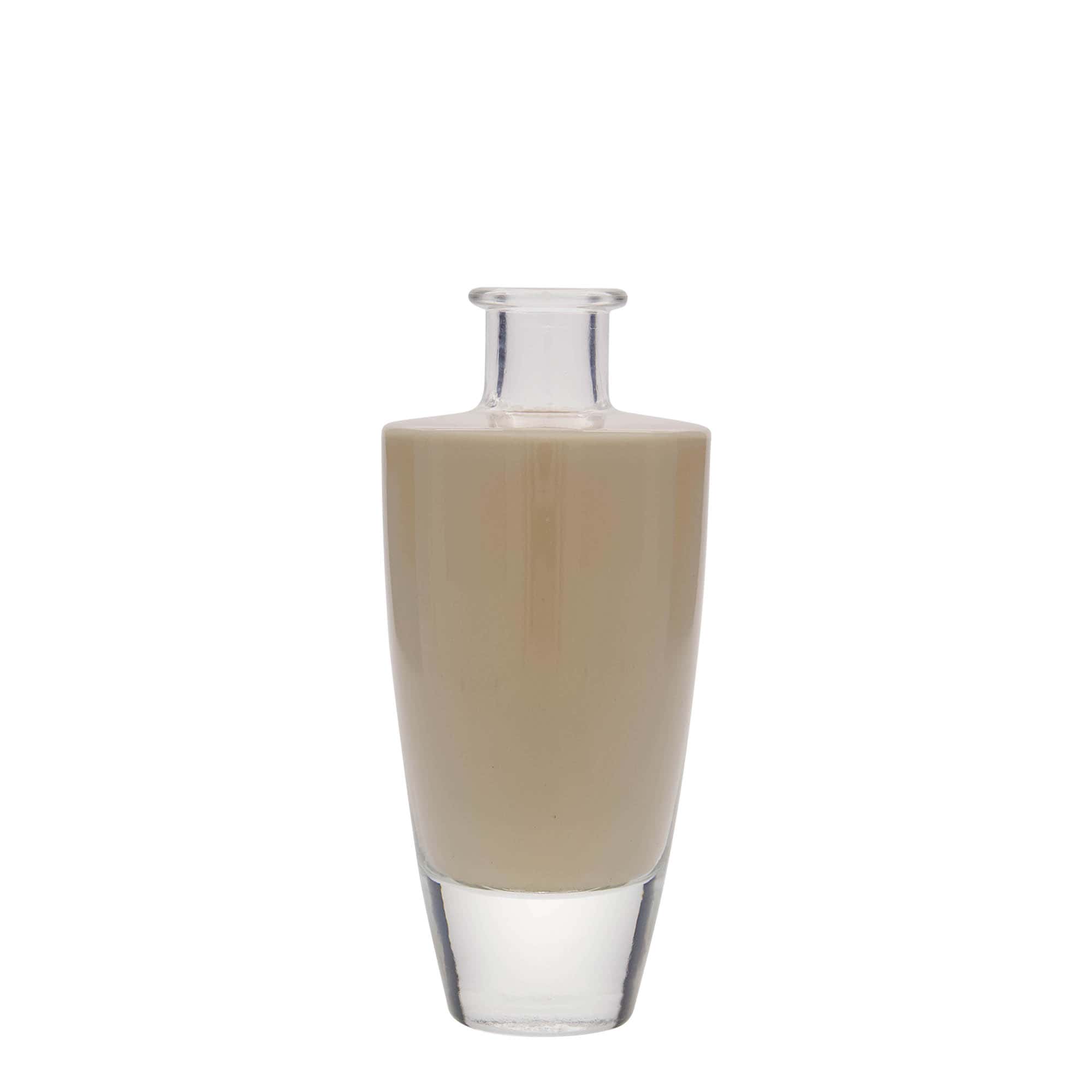 200 ml glass bottle ‘Vanessa’, oval, opening: cork