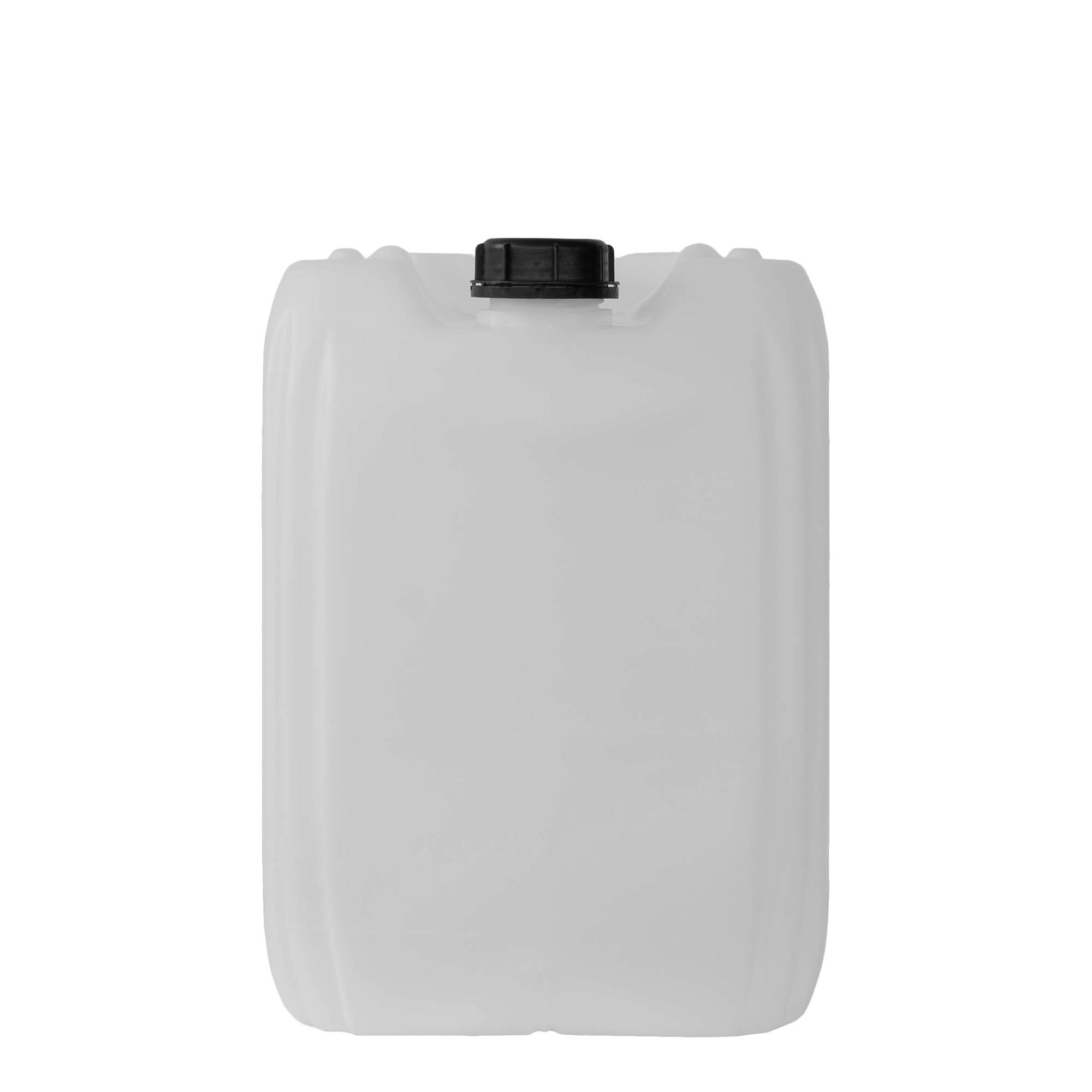 25 l canister, rectangular, HDPE plastic, natural, opening: ND 60 25 l canister, rectangular, HDPE plastic, natural, opening: ND 60