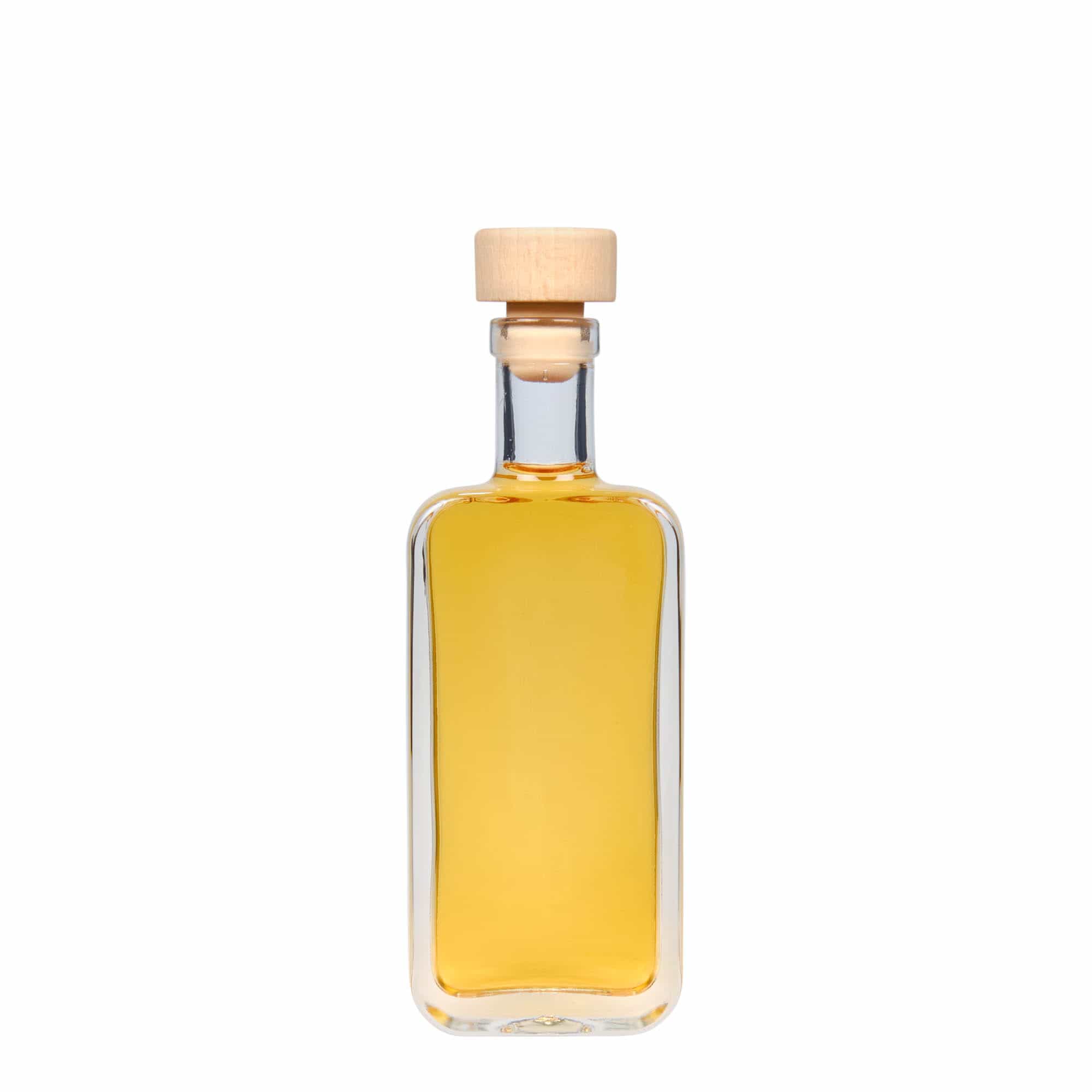100 ml glass bottle ‘Nice’, rectangular, opening: cork