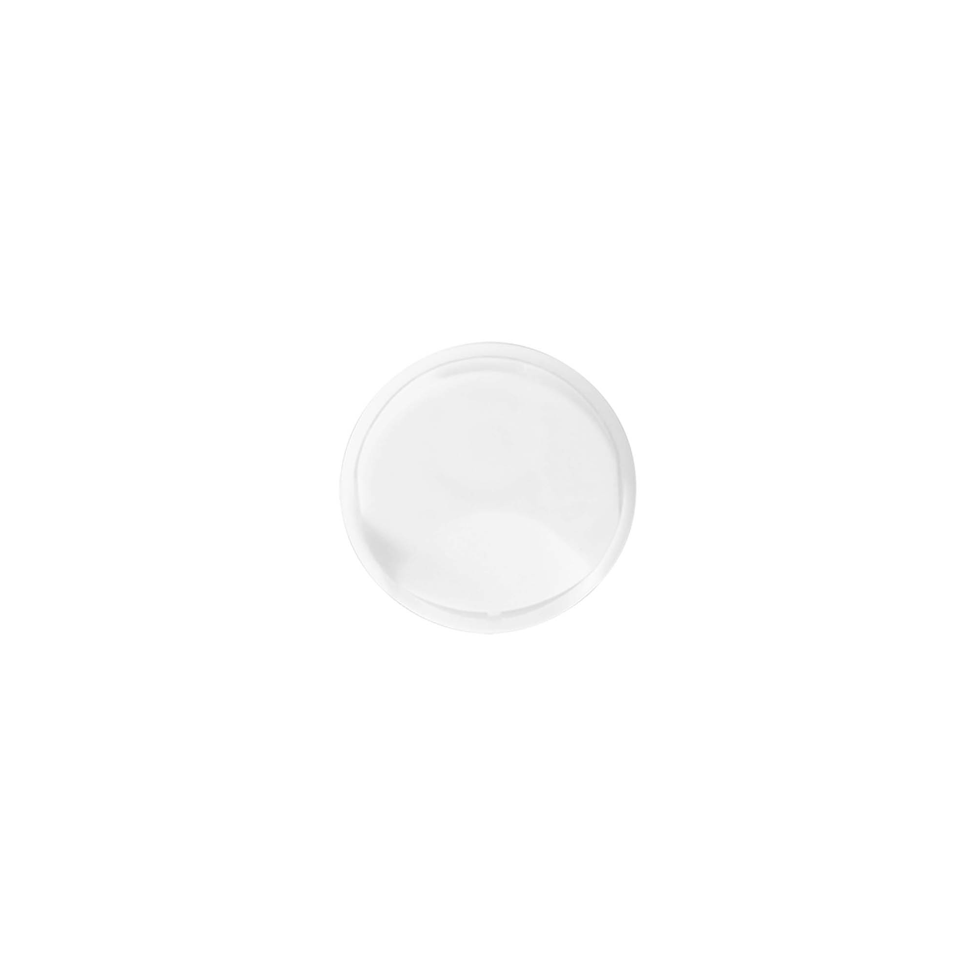 Screw cap with disc top, PP plastic, white, for opening: 24/410 Screw cap with disc top, PP plastic, white, for opening: 24/410