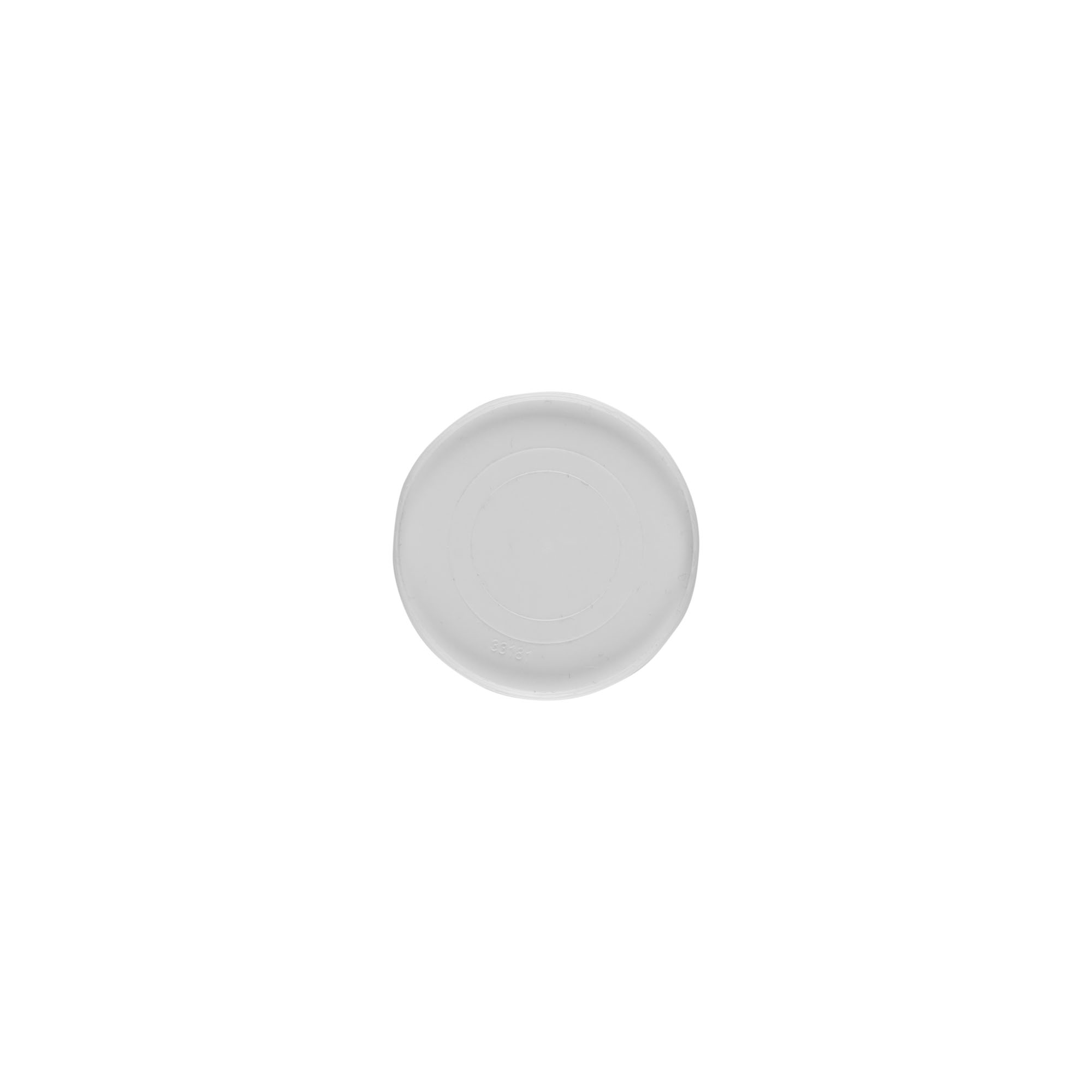 Cover disc for 50 ml 'Bianca', PP plastic, white