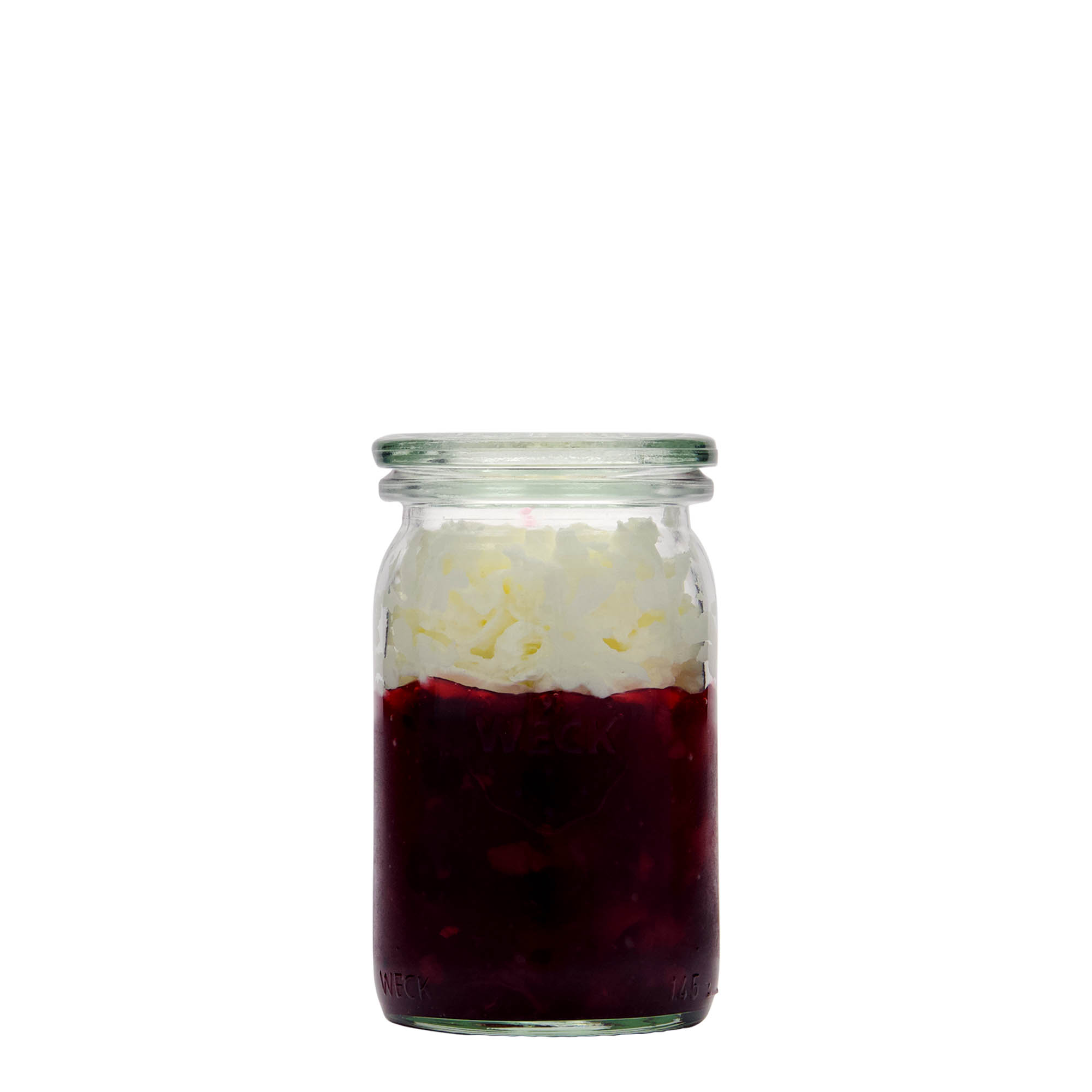 145 ml WECK cylindrical glass, opening: round rim 145 ml WECK cylindrical glass, opening: round rim