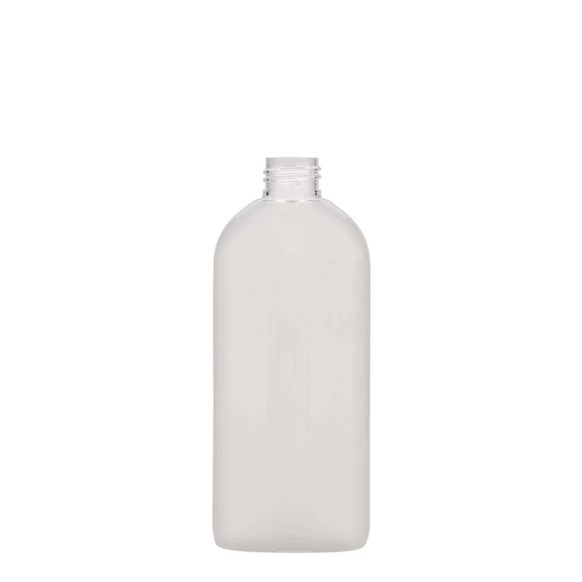 250 ml PET bottle ‘Iris’, oval, plastic, neck: 24/410