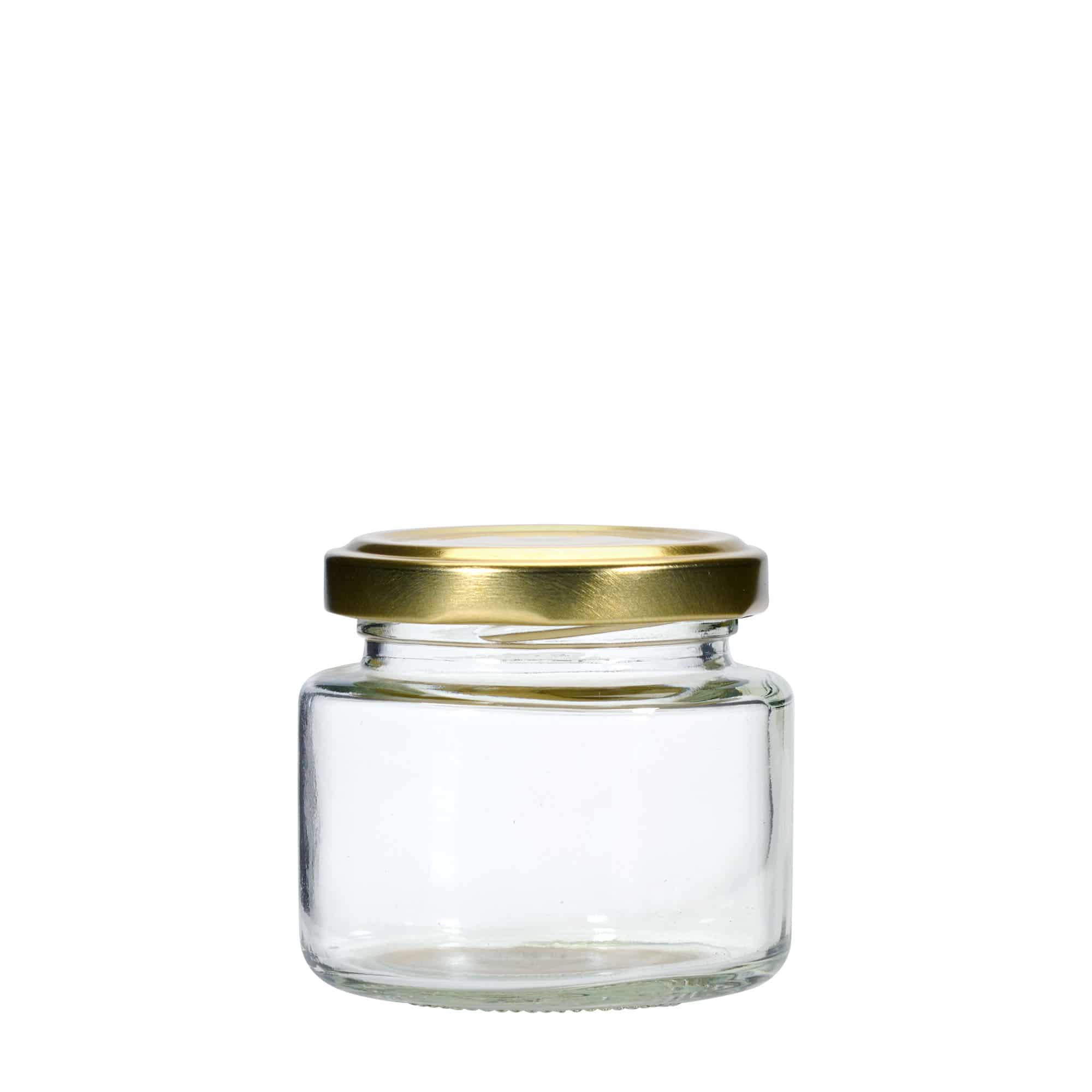 110 ml round glass, opening: Twist-off (TO 53)