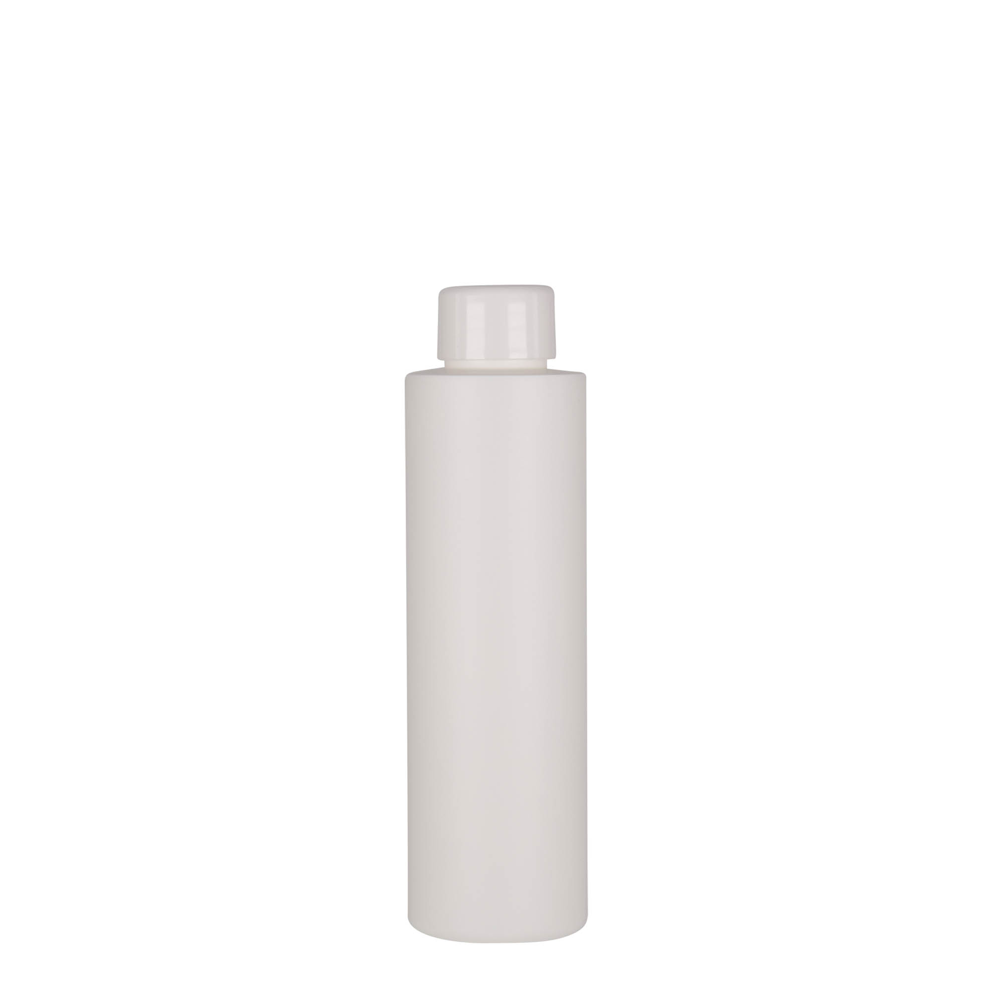 150 ml plastic bottle 'Pipe', HDPE, white, closure: GPI 24/410