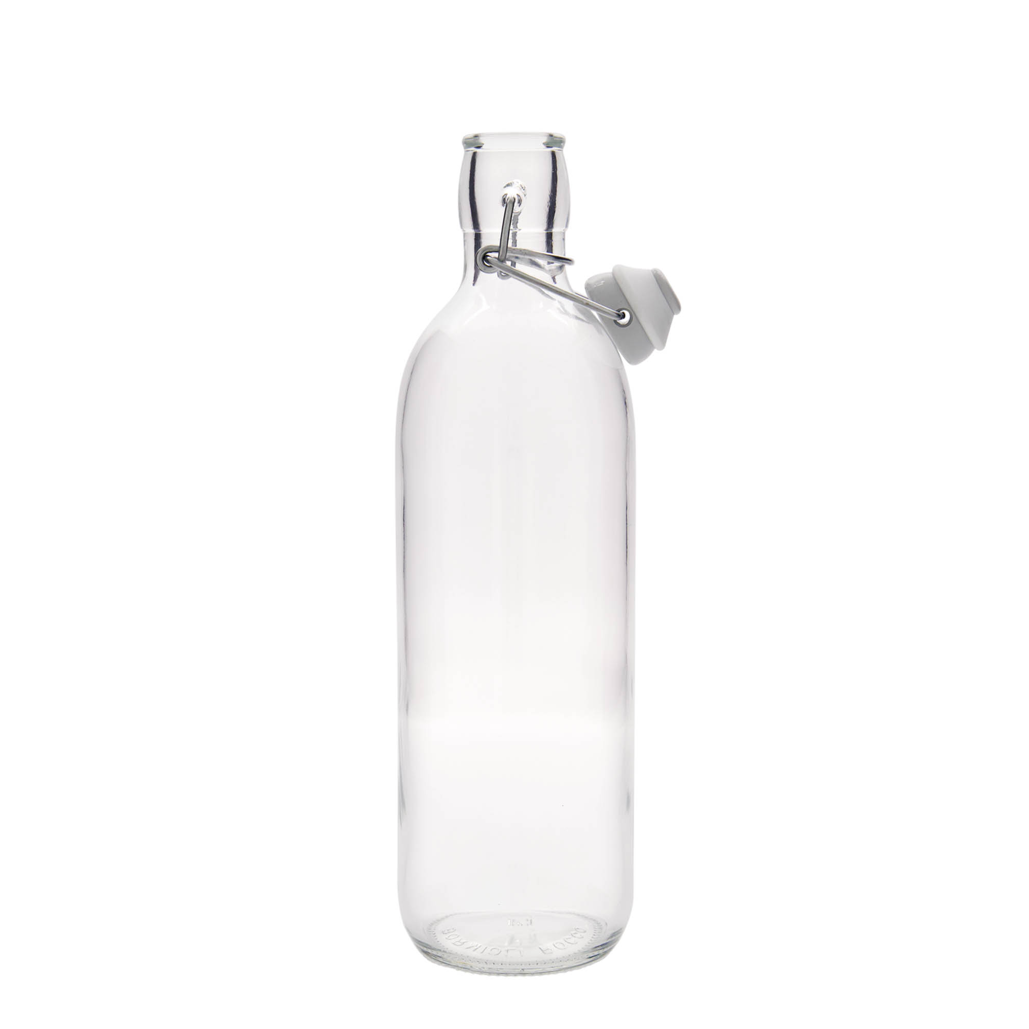 1,000 ml glass bottle 'Emilia', opening: swing top closure 1,000 ml glass bottle 'Emilia', opening: swing top closure