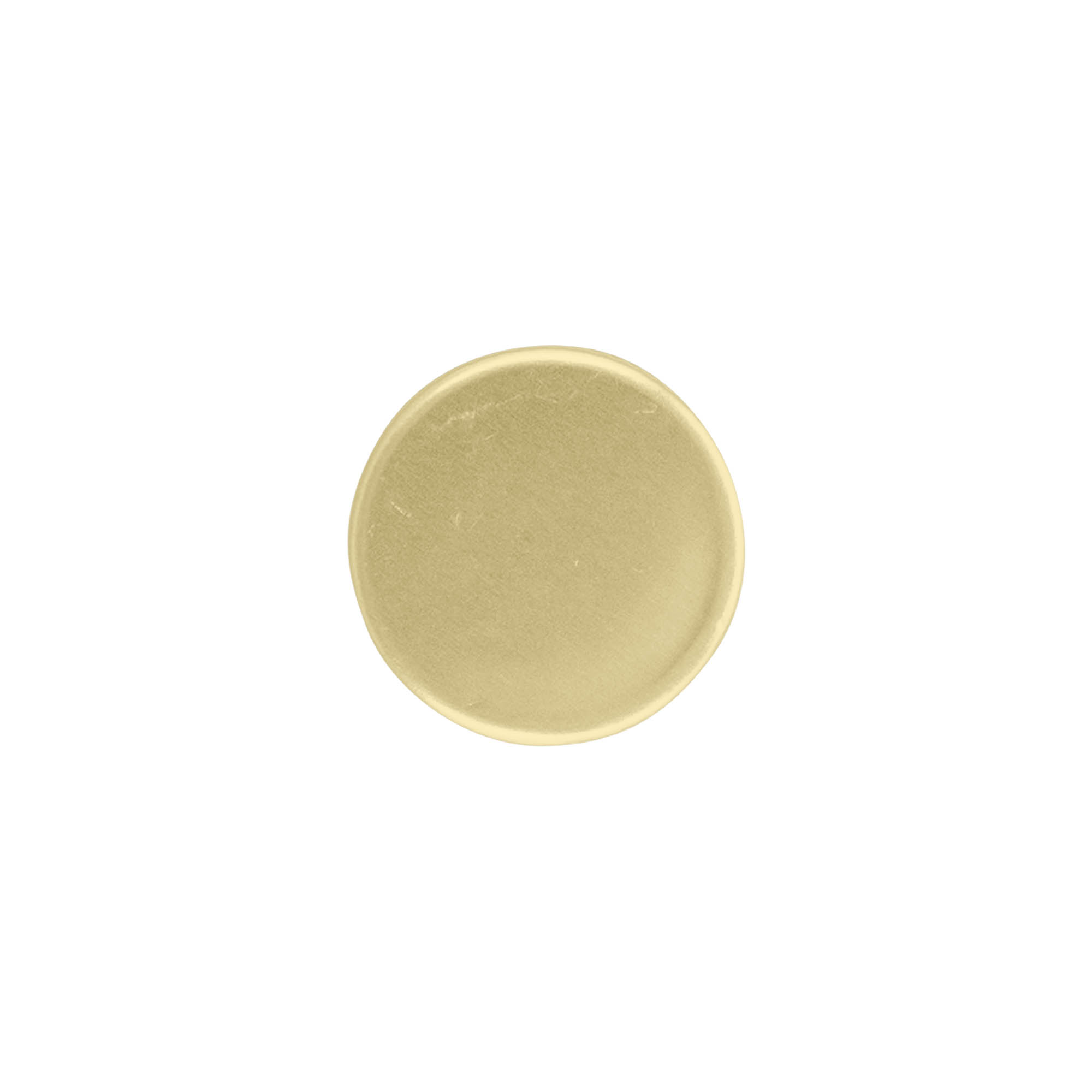 Screw cap with pouring insert, metal-plastic, gold, for opening: PP 31.5