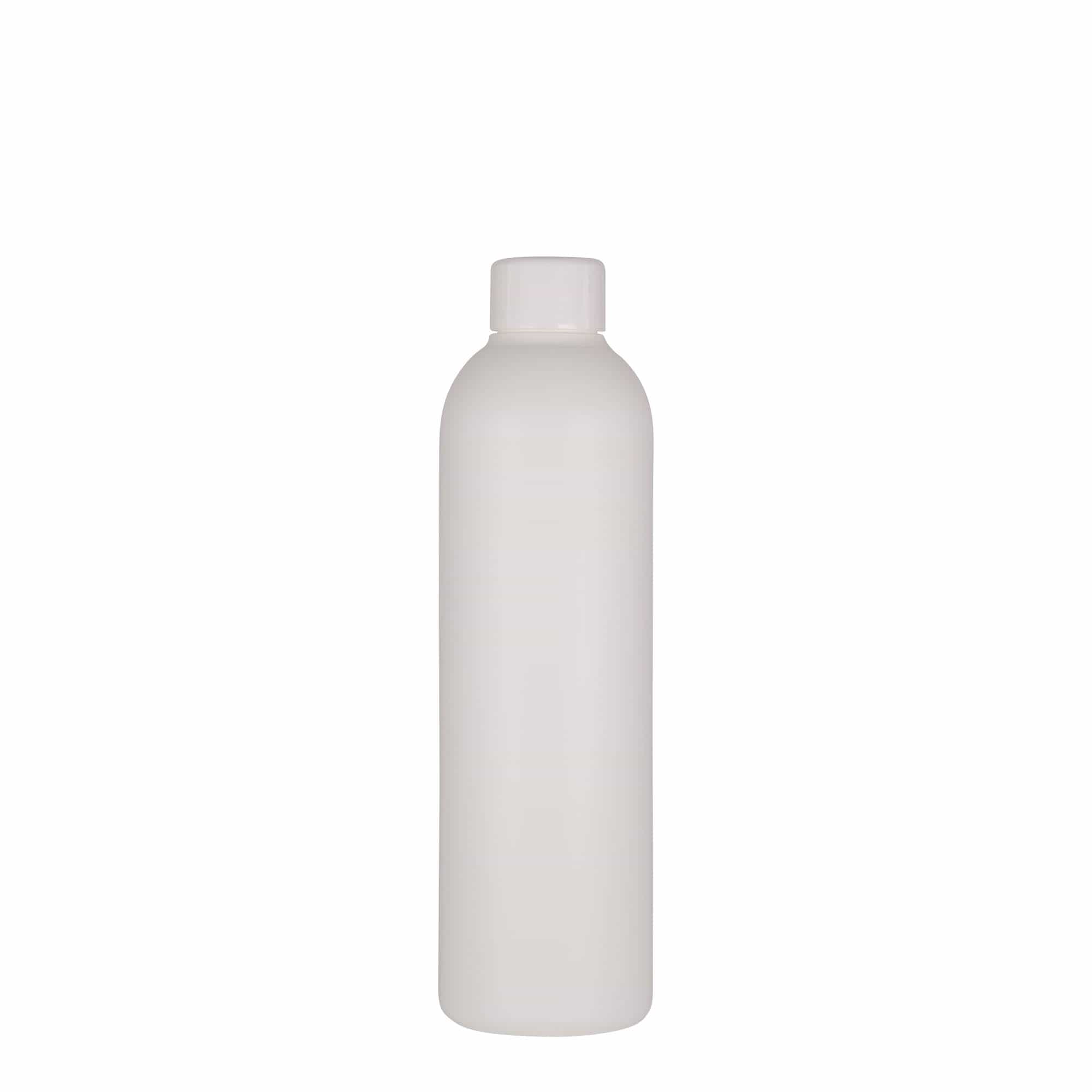 250 ml plastic bottle ‘Tuffy’, HDPE, white, opening: 24/410