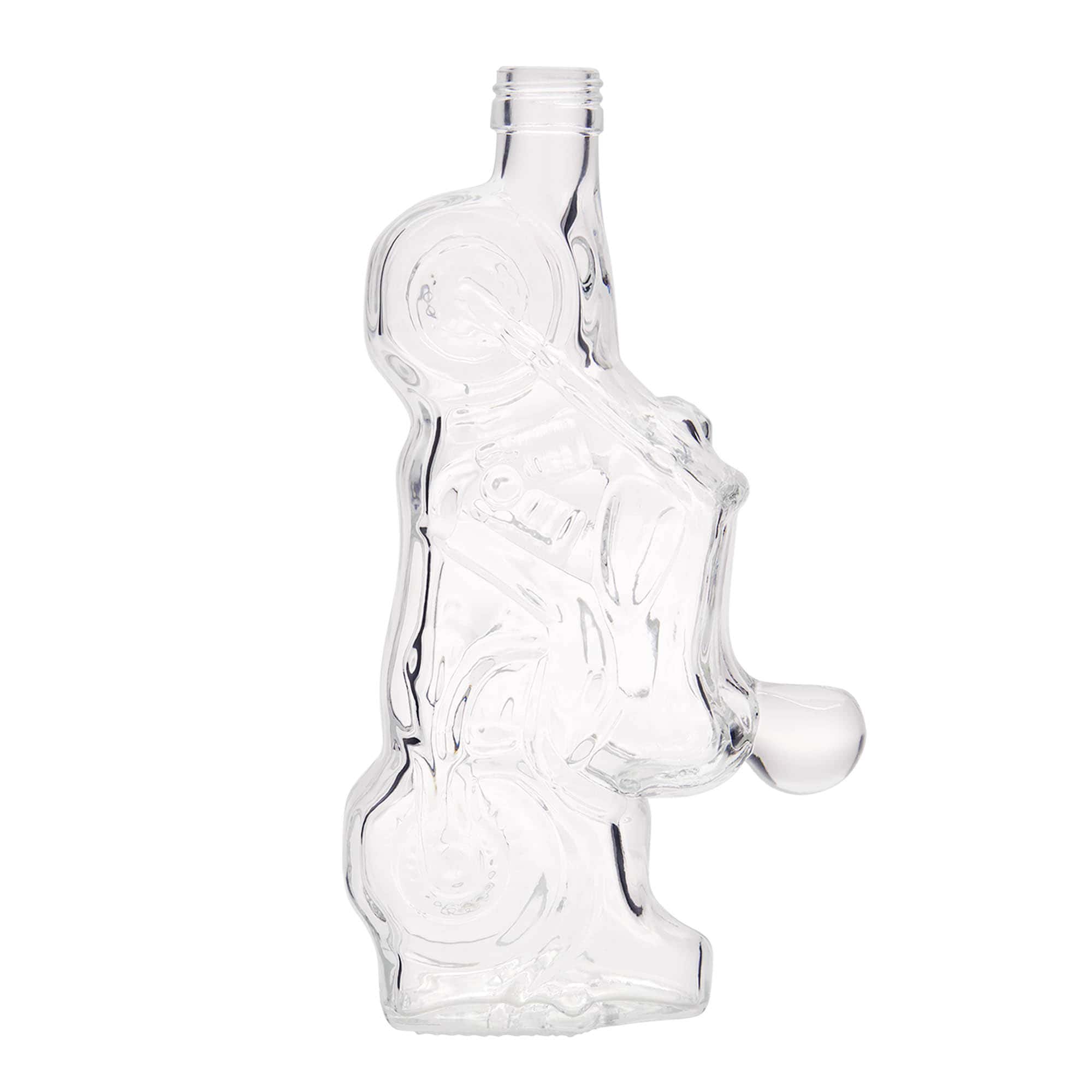 350 ml glass bottle ‘Motorcycle’, opening: PP 28