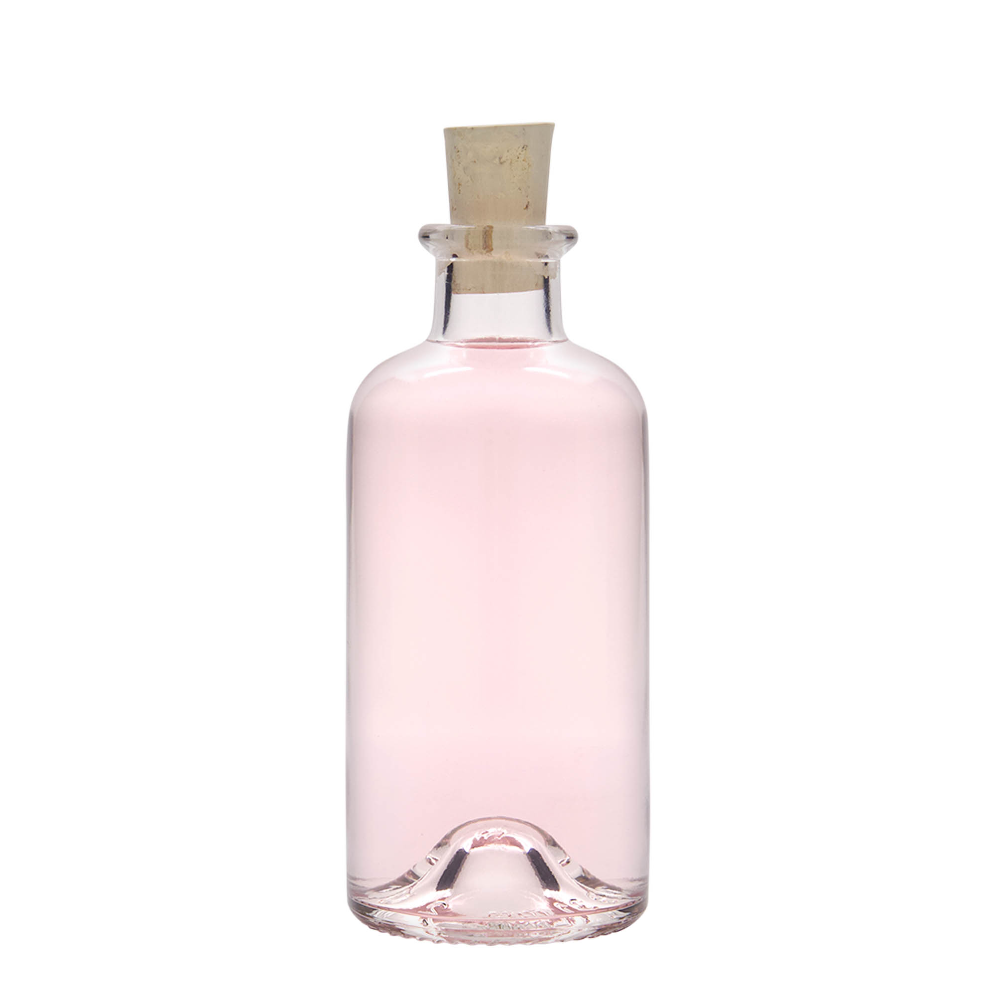 200 ml glass bottle apothecary, opening: cork