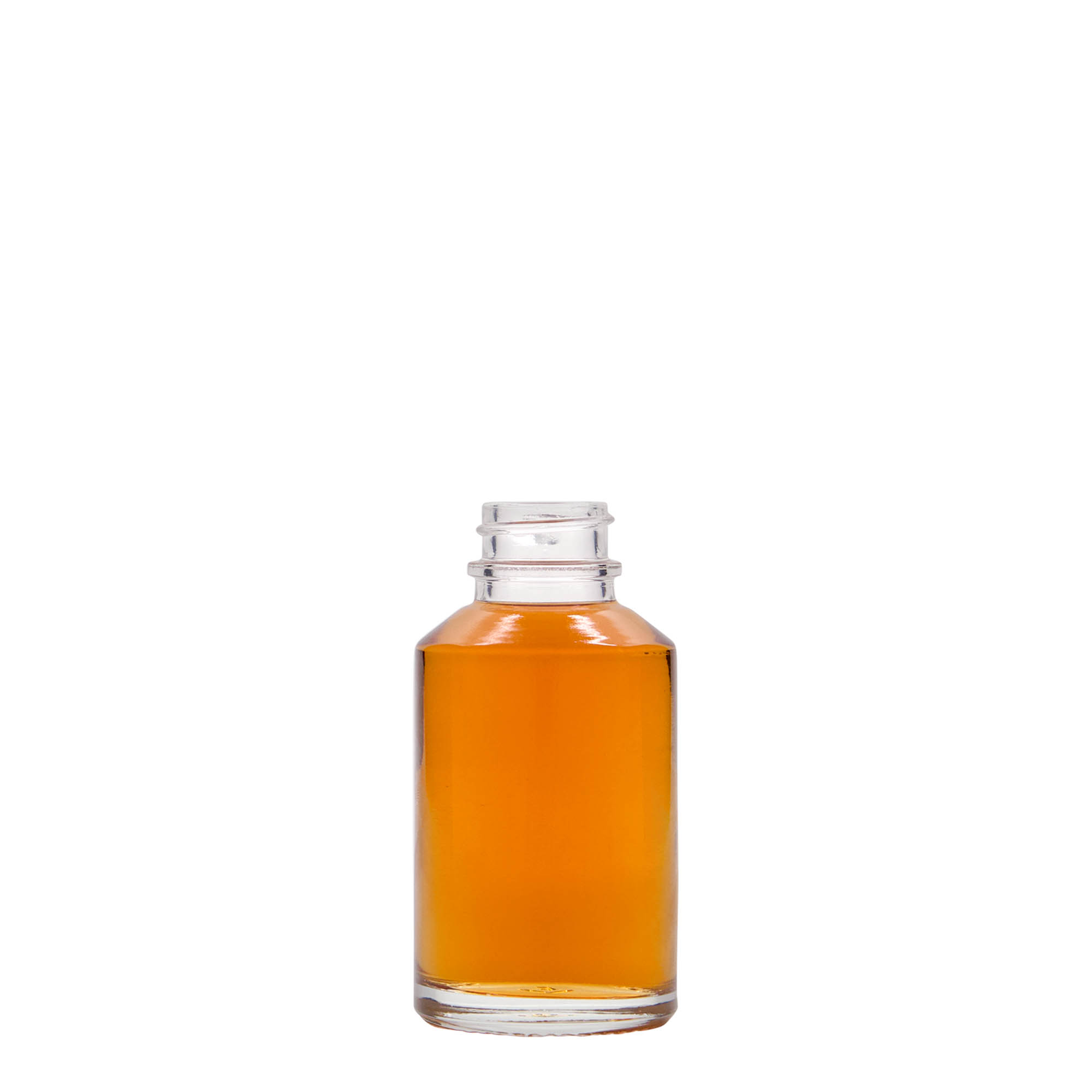 50 ml glass bottle 'Hella', opening: GPI 22 50 ml glass bottle 'Hella', opening: GPI 22