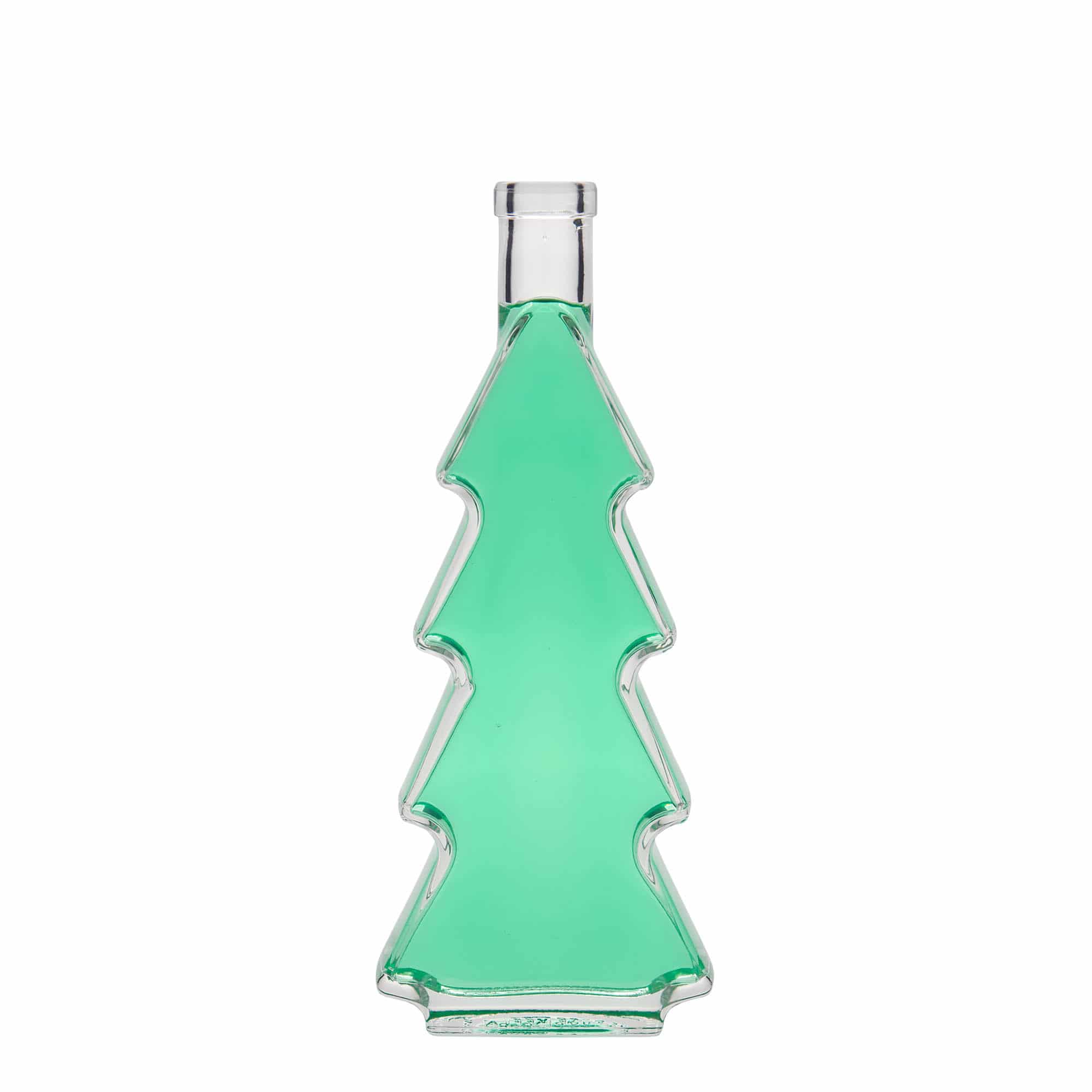 350 ml glass bottle ‘Christmas tree’, opening: cork