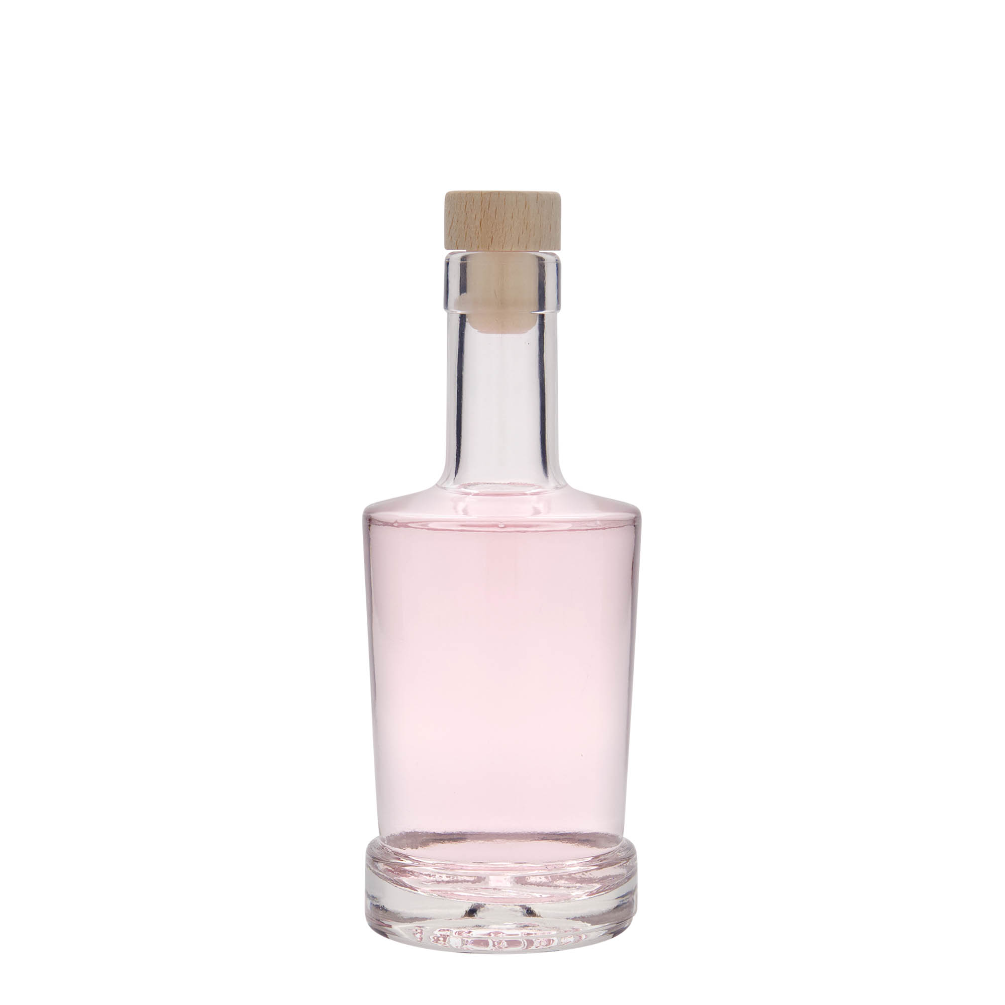 250 ml glass bottle 'Deborah', opening: cork