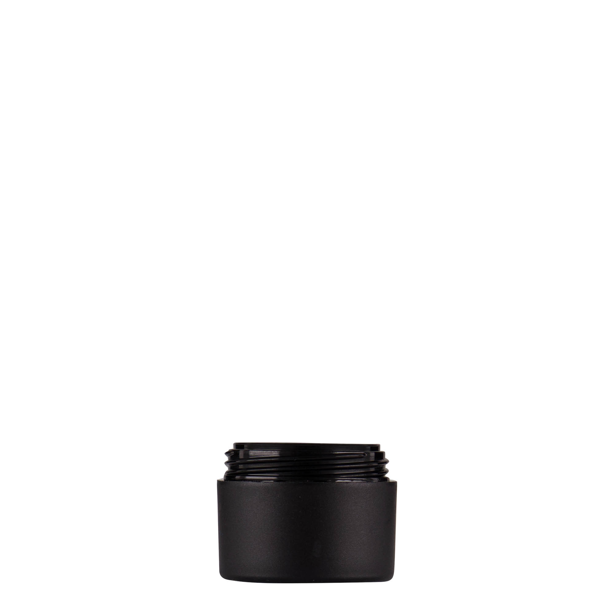 5 ml plastic jar ‘Antonella’, PP, black, opening: screw cap