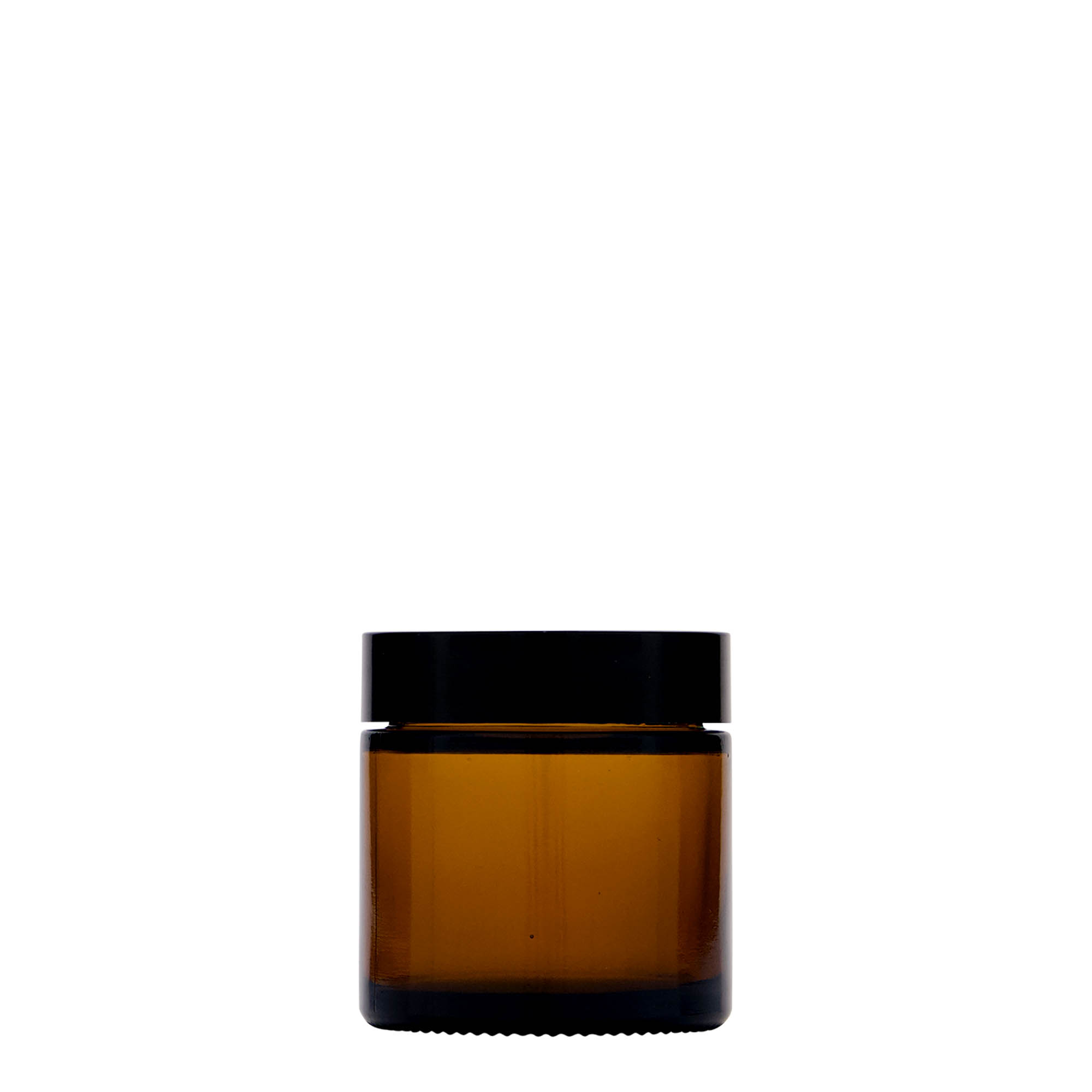 60 ml jar 'Brown Line', glass, brown, opening: screw cap 60 ml jar 'Brown Line', glass, brown, opening: screw cap