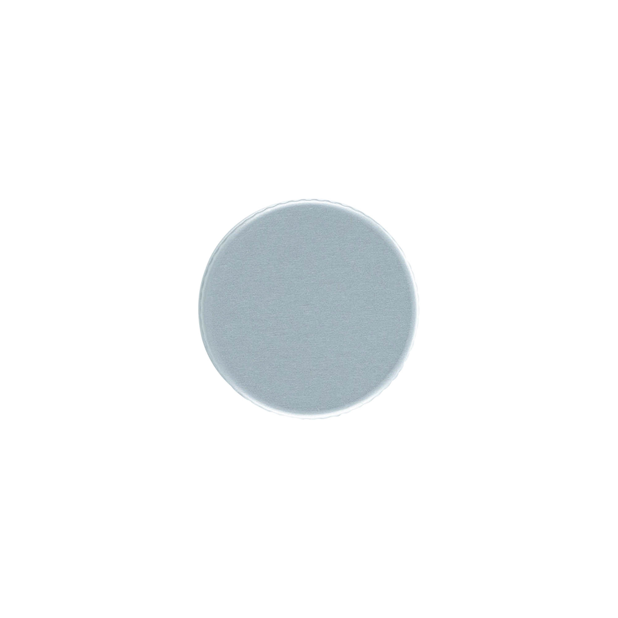 Screw cap, metal, silver, for opening: PP 31.5 Screw cap, metal, silver, for opening: PP 31.5