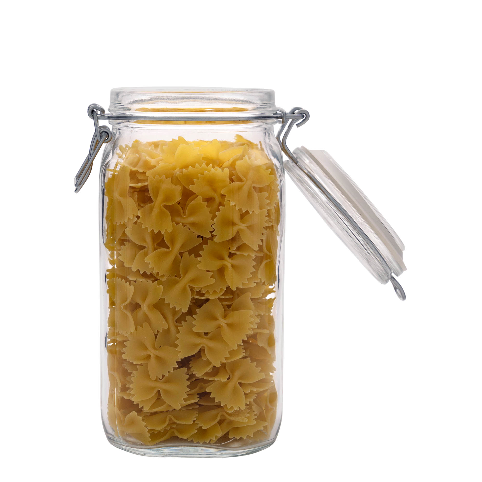 1,500 ml wire bail jar 'Fido', square, opening: wire bail closure