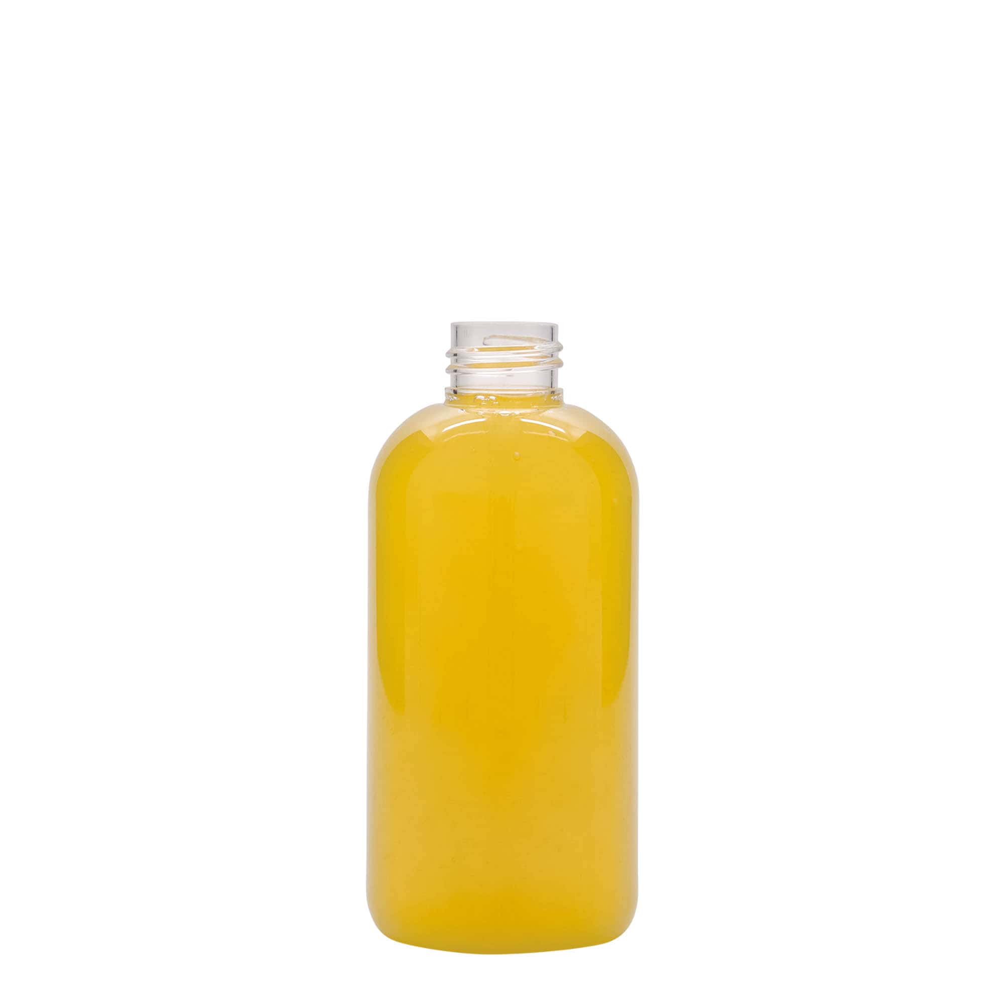 200 ml PET bottle ‘Boston’, plastic, opening: 24/410