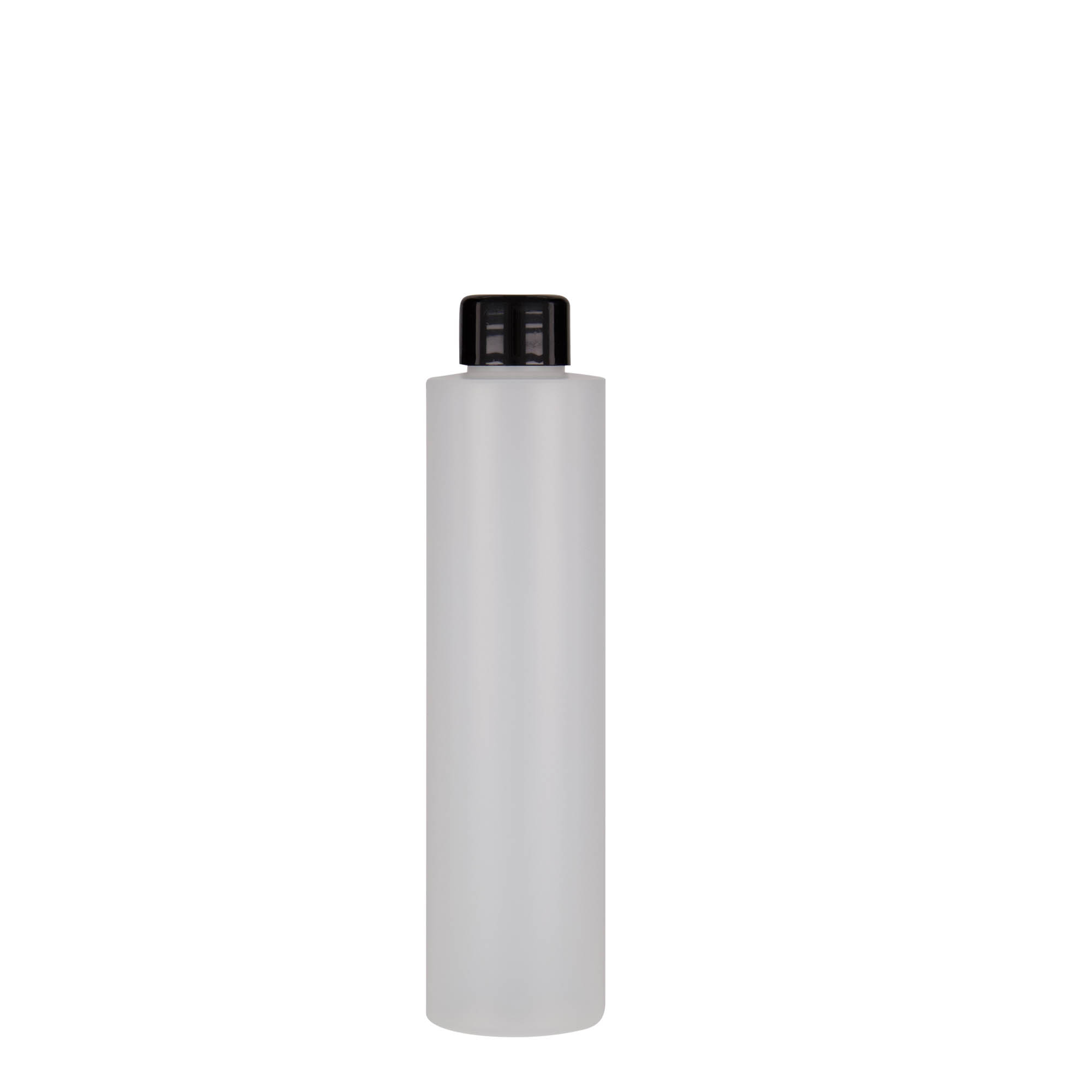 200 ml plastic bottle 'Pipe', HDPE, natural, opening: 24/410