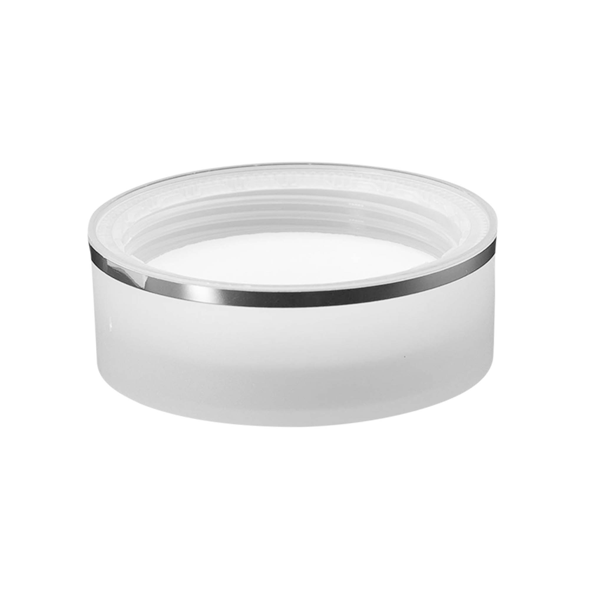 Screw cap 'Clear/Platinum Edition', PP plastic, white, for opening: 53/2P