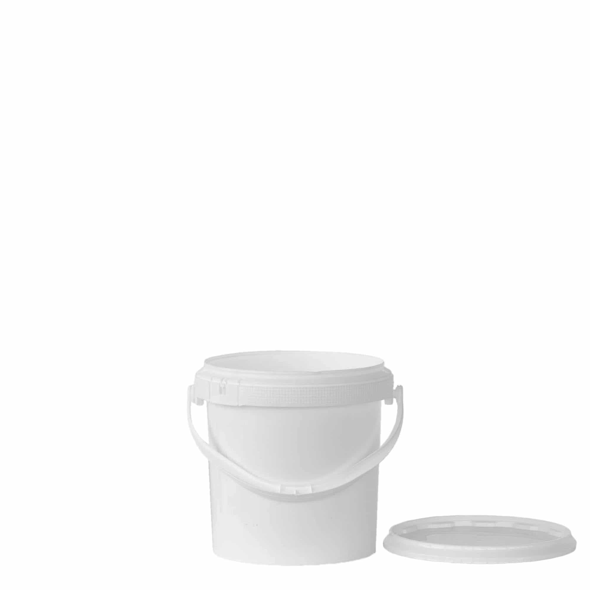 1.8 l bucket, PP plastic, white