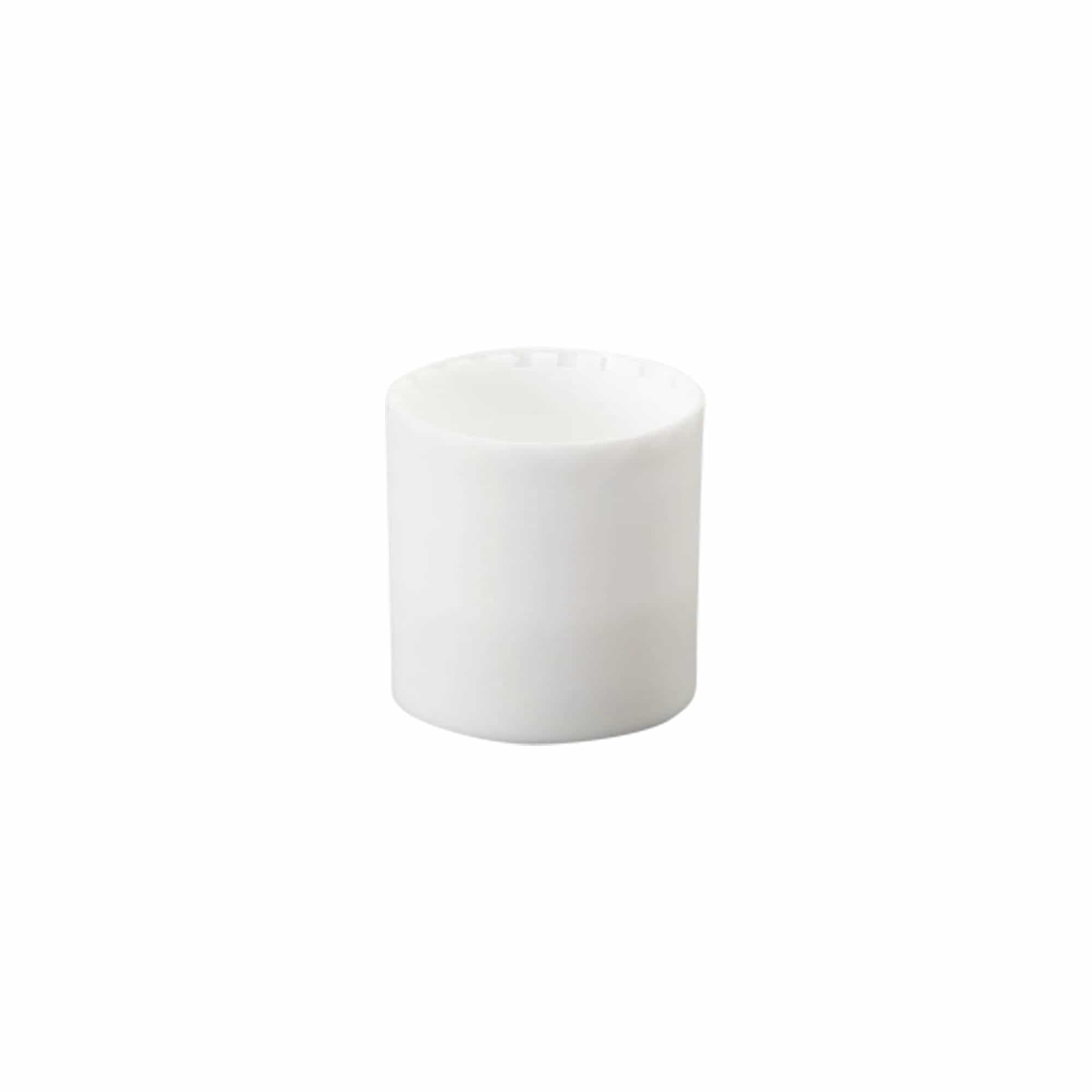 Screw cap Disc Top, PP plastic, white, for opening: 24/410