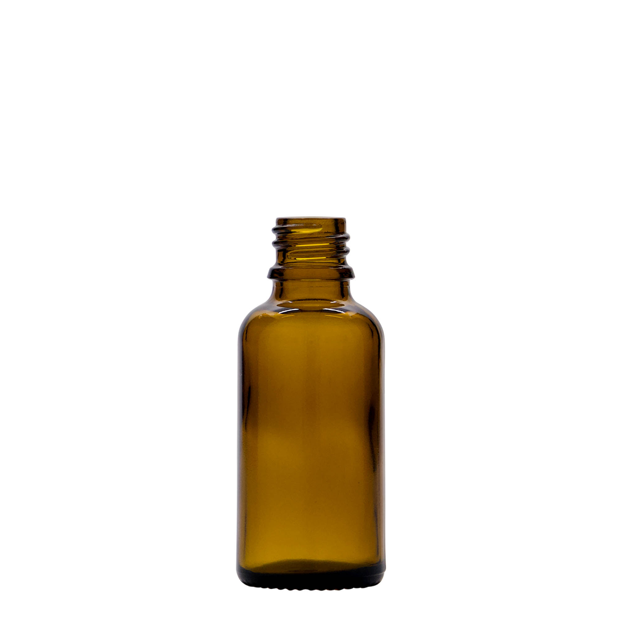 30 ml medical bottle with lotion pump, glass, brown, opening: DIN 18 30 ml medical bottle with lotion pump, glass, brown, opening: DIN 18