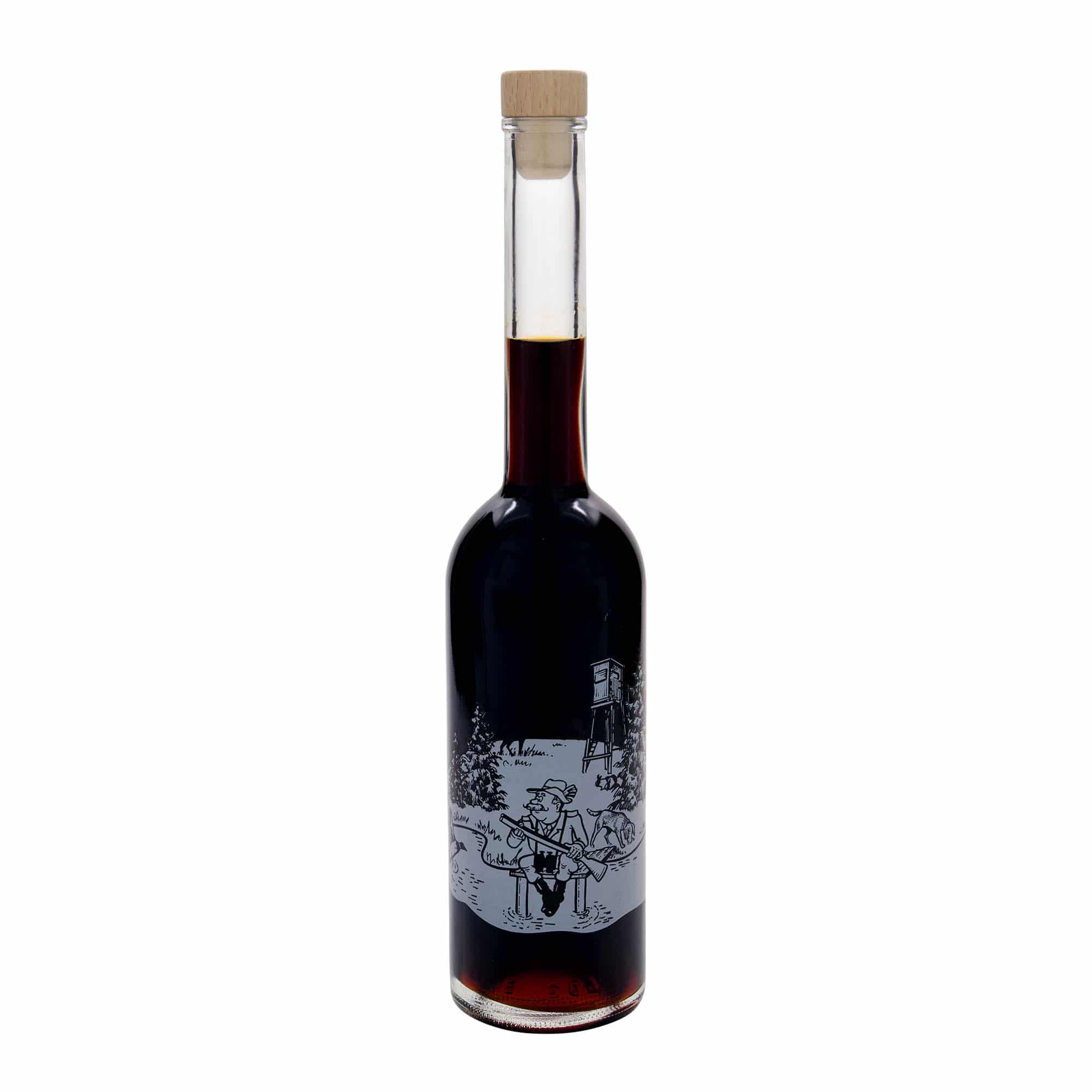 500 ml glass bottle ‘Opera’, design: hunter, opening: cork
