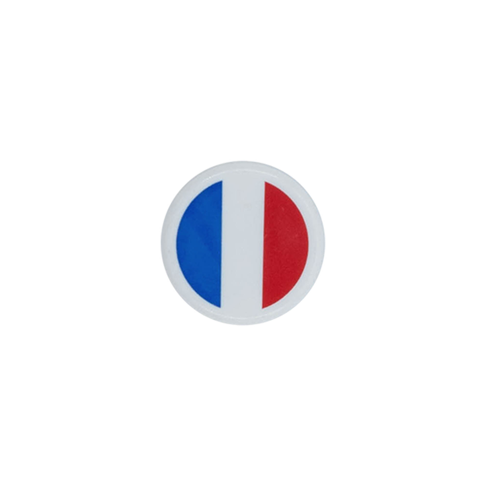 Handle cork 19 mm 'France', plastic, multicoloured, for opening: cork
