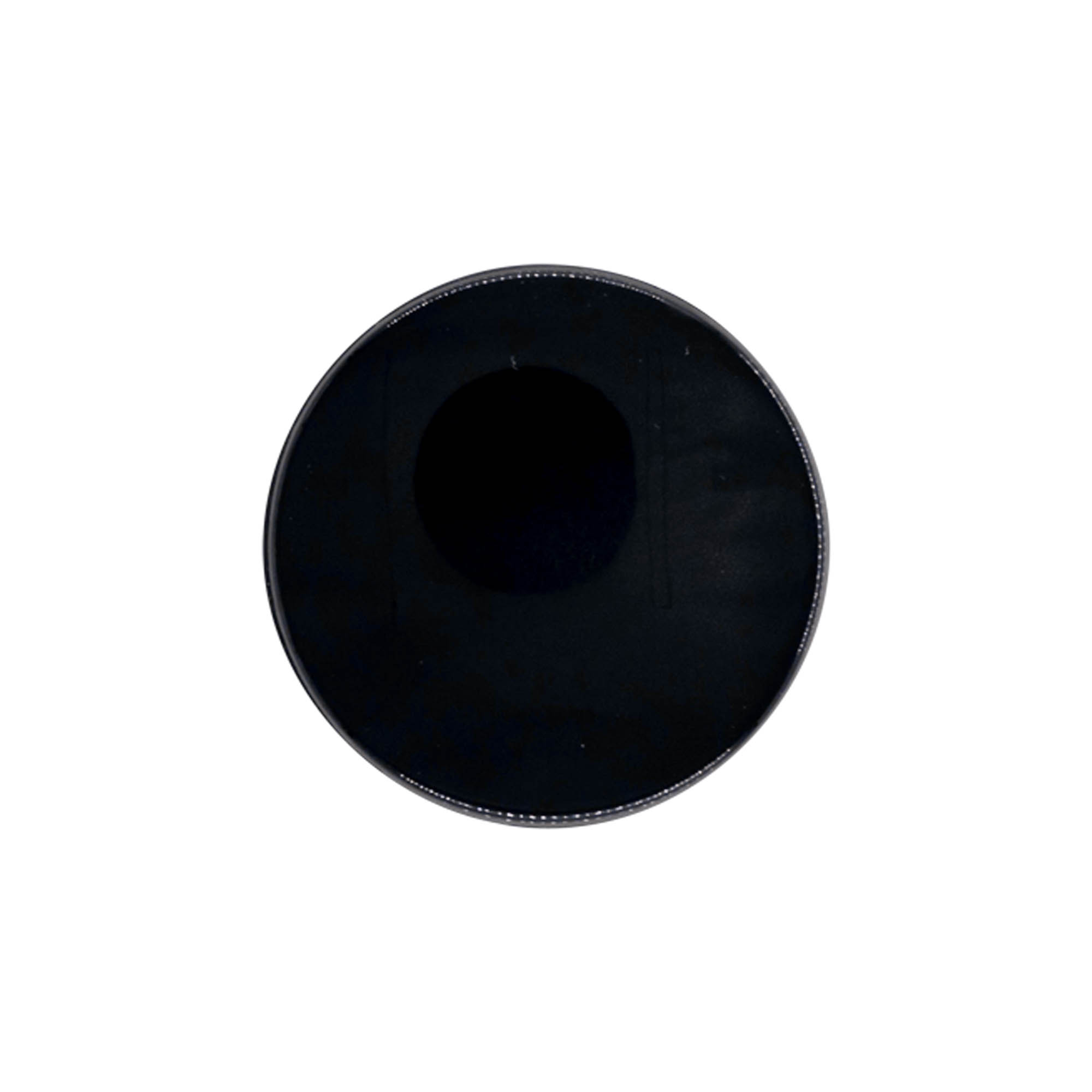 Mill cap for spice jar, PP plastic, black, for opening: 38/400