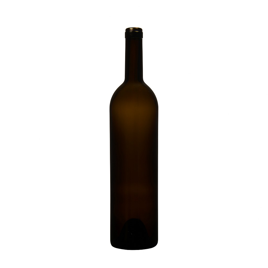 750 ml wine bottle ‘Liberty’, antique green, mouth: cork