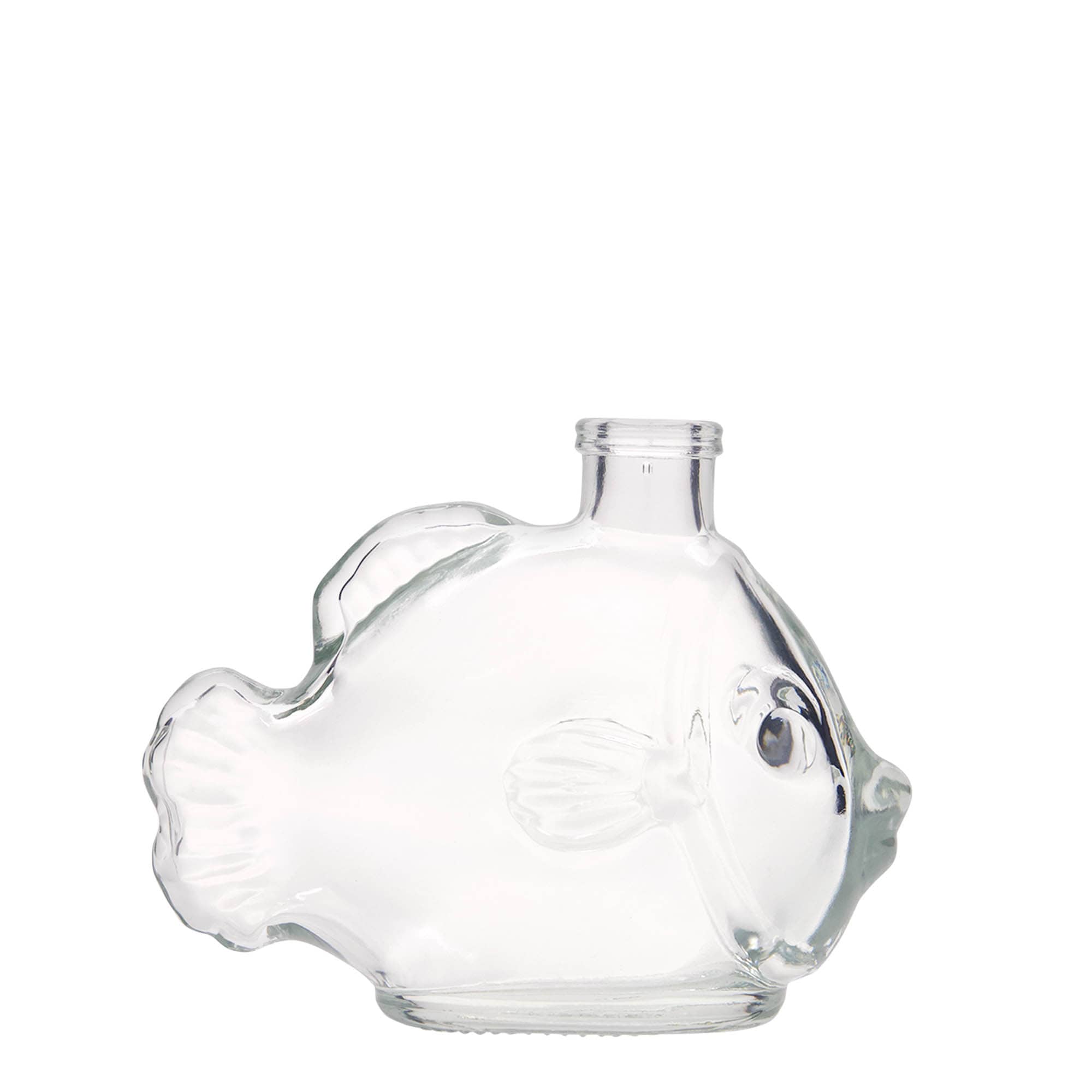 200 ml glass bottle ‘Fish’, opening: cork