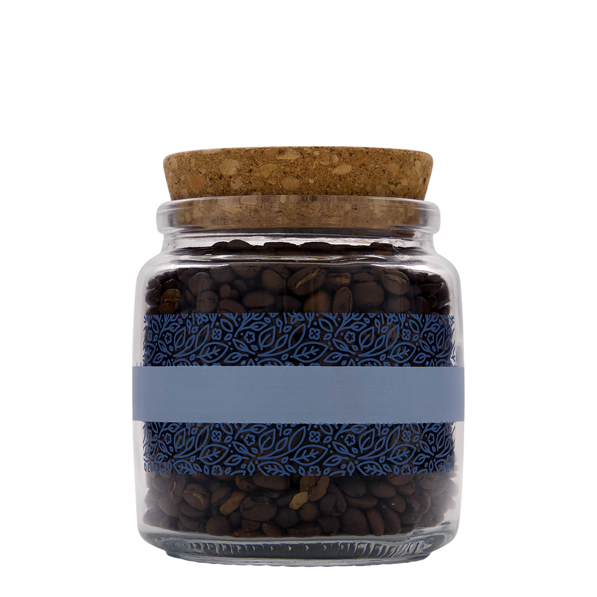 750 ml cork glass 'Giara', design: Naturalmente blu, opening: cork