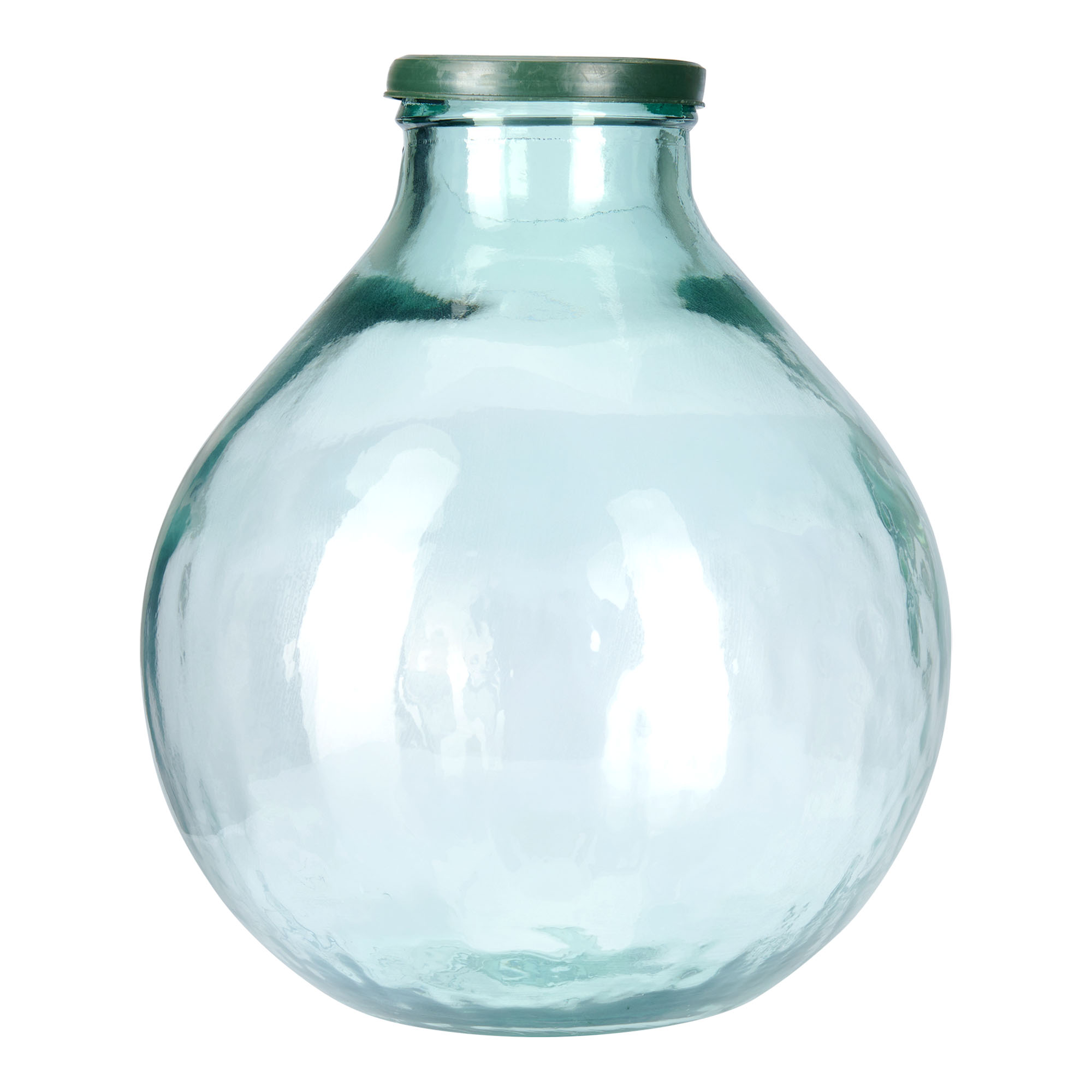 25 l balloon bottle wide neck, glass, opening: slip lid