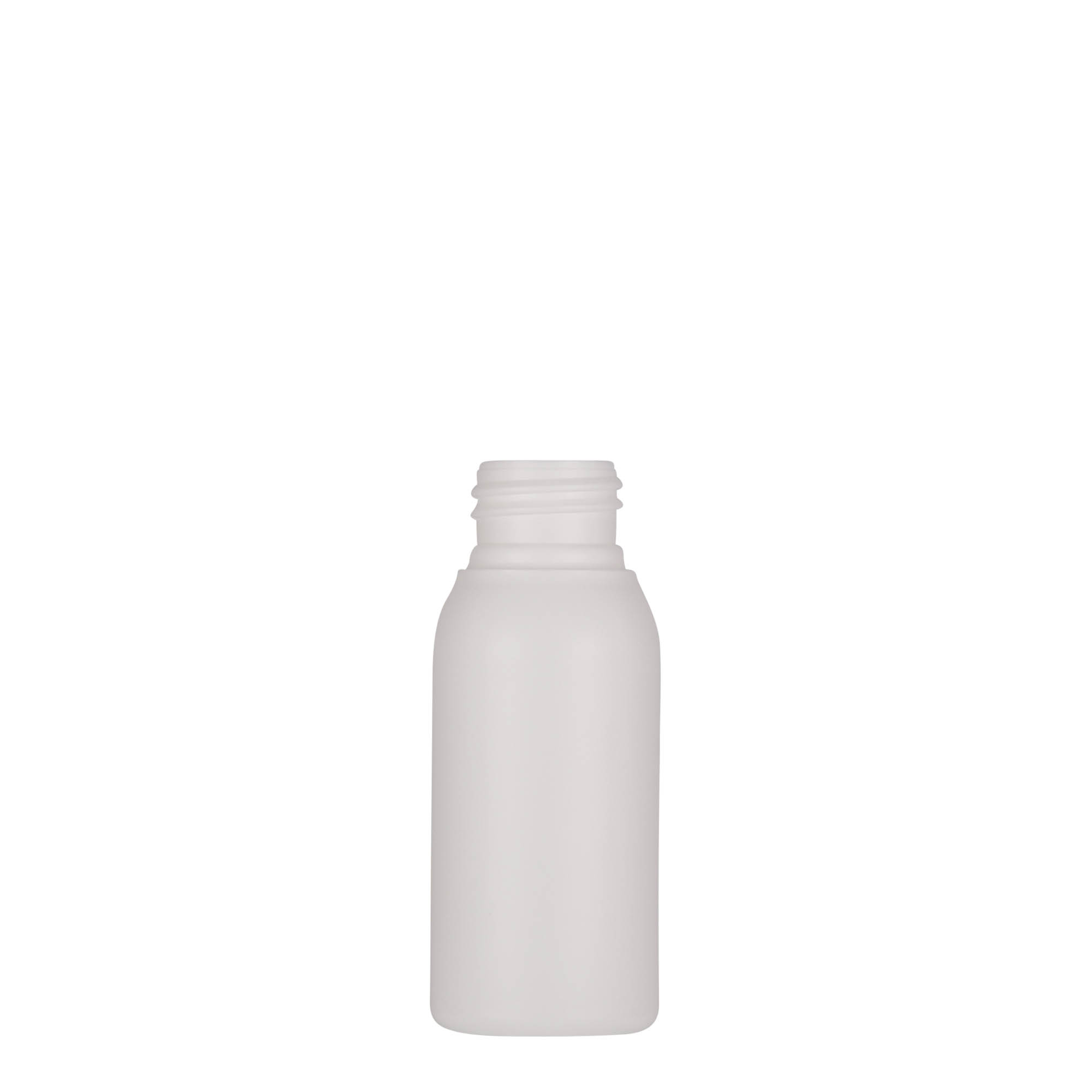 50 ml plastic bottle 'Tuffy', HDPE, white, closure: GPI 24/410 50 ml plastic bottle 'Tuffy', HDPE, white, closure: GPI 24/410