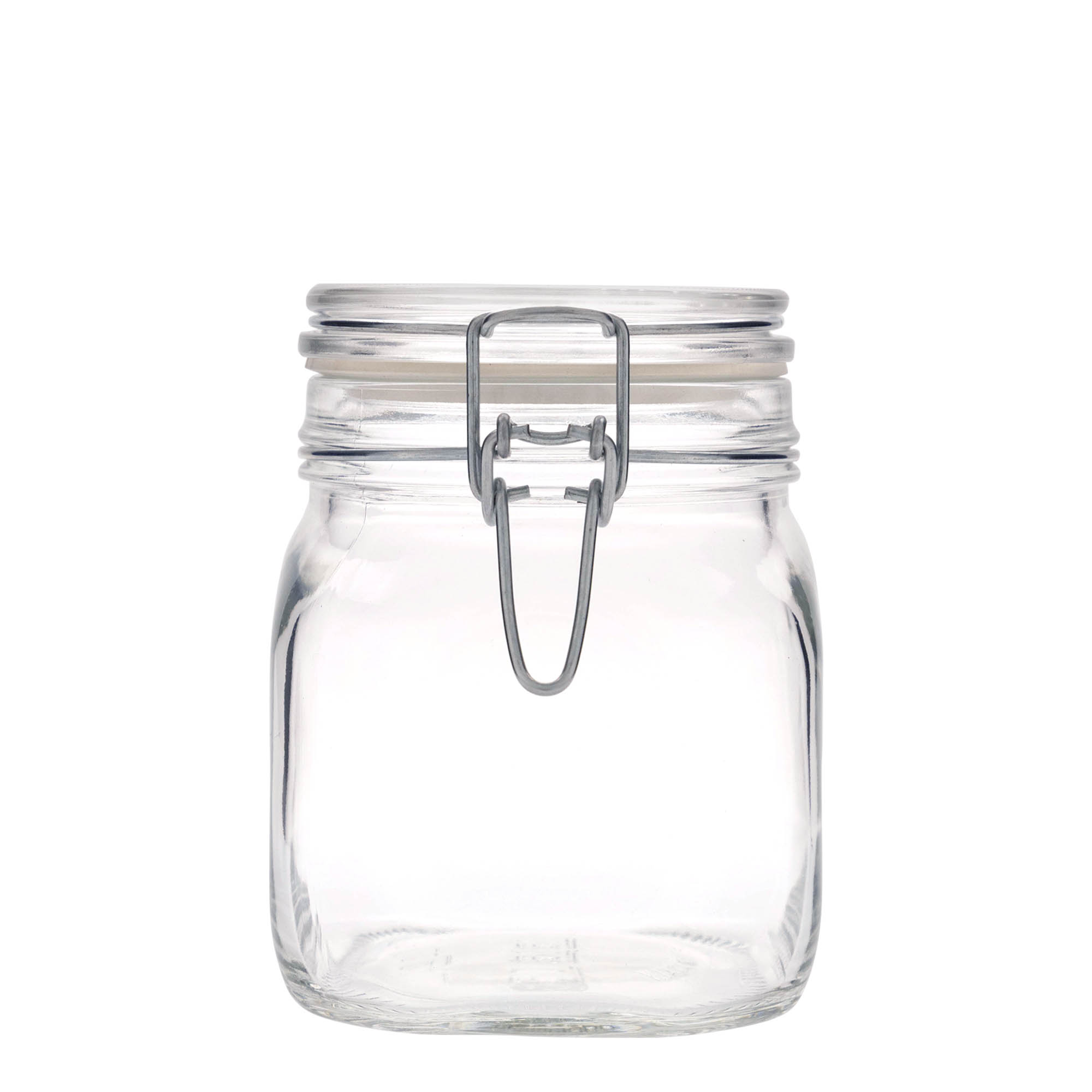 750 ml wire bail jar 'Fido', square, opening: wire bail closure 750 ml wire bail jar 'Fido', square, opening: wire bail closure