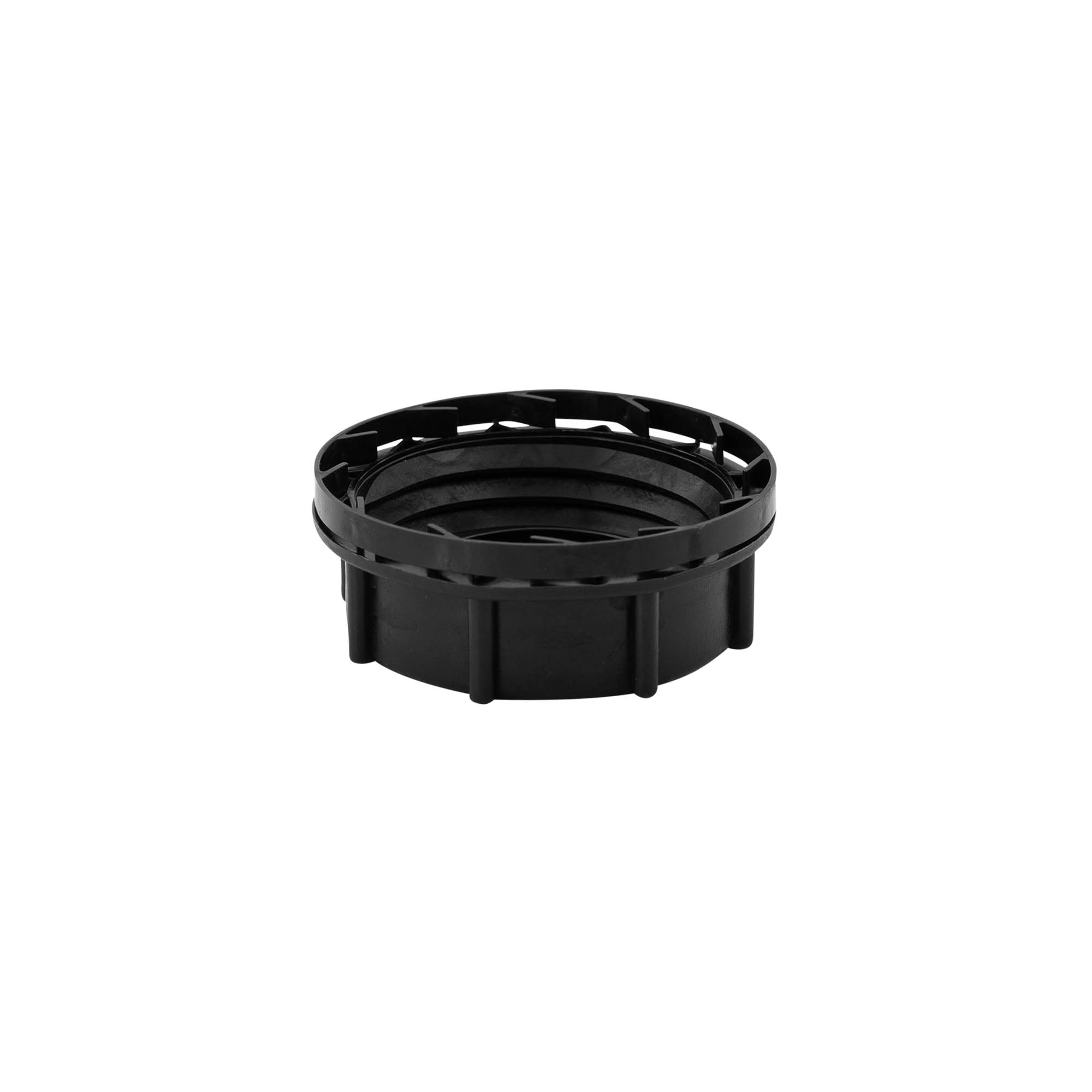 Screw cap, PP plastic, black, for opening: ND55 Screw cap, PP plastic, black, for opening: ND55