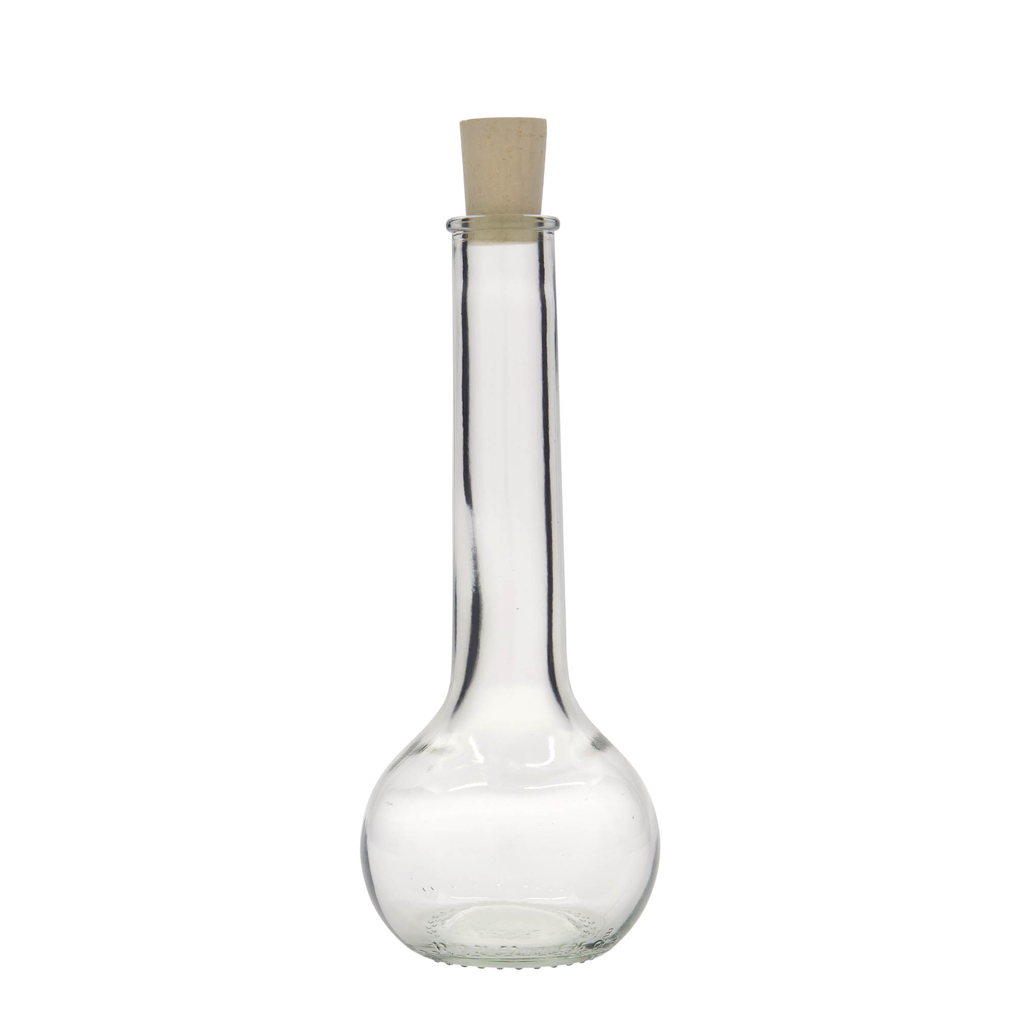 200 ml glass bottle 'Tulipano', opening: cork
