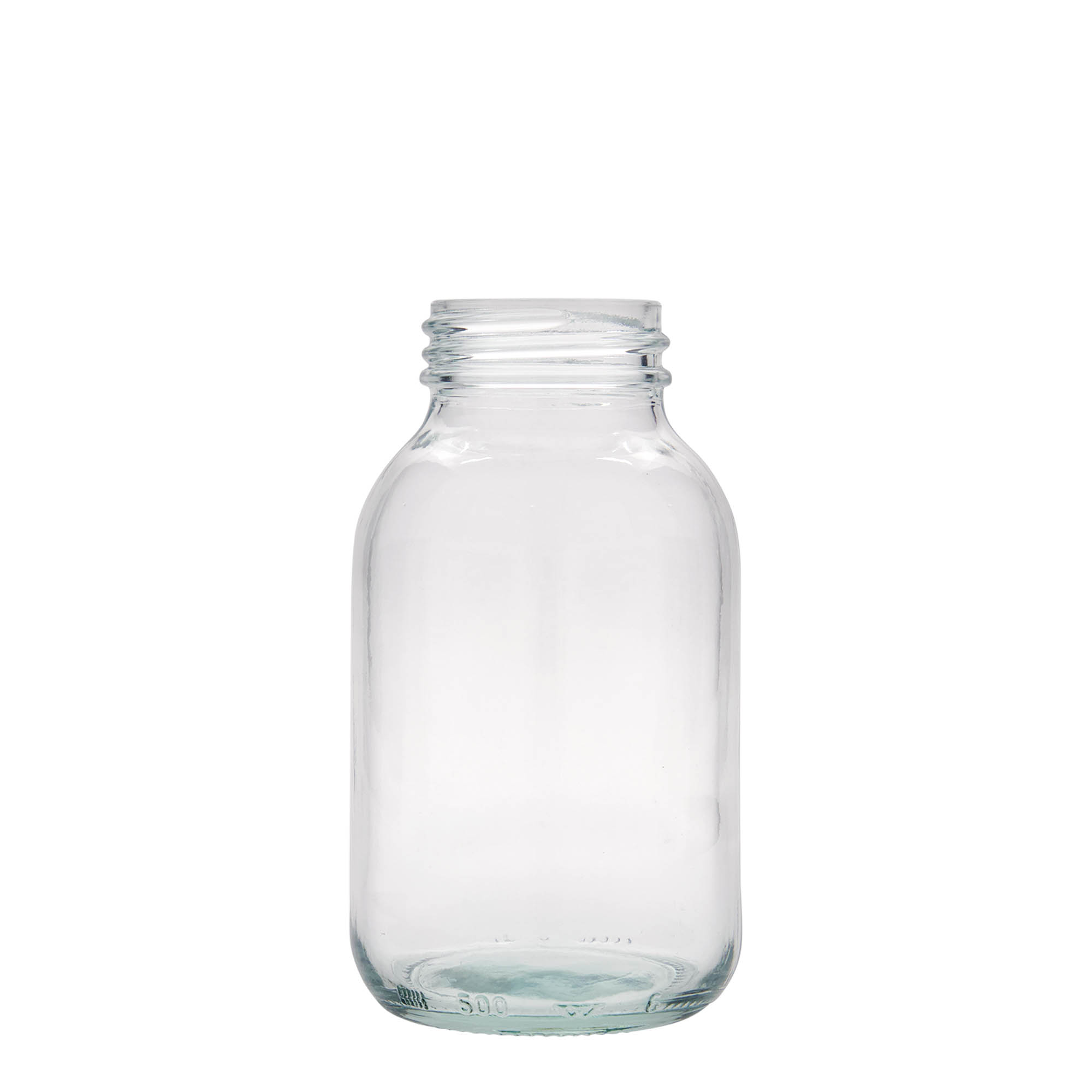 500 ml wide mouth jar, closure: DIN 55 500 ml wide mouth jar, closure: DIN 55