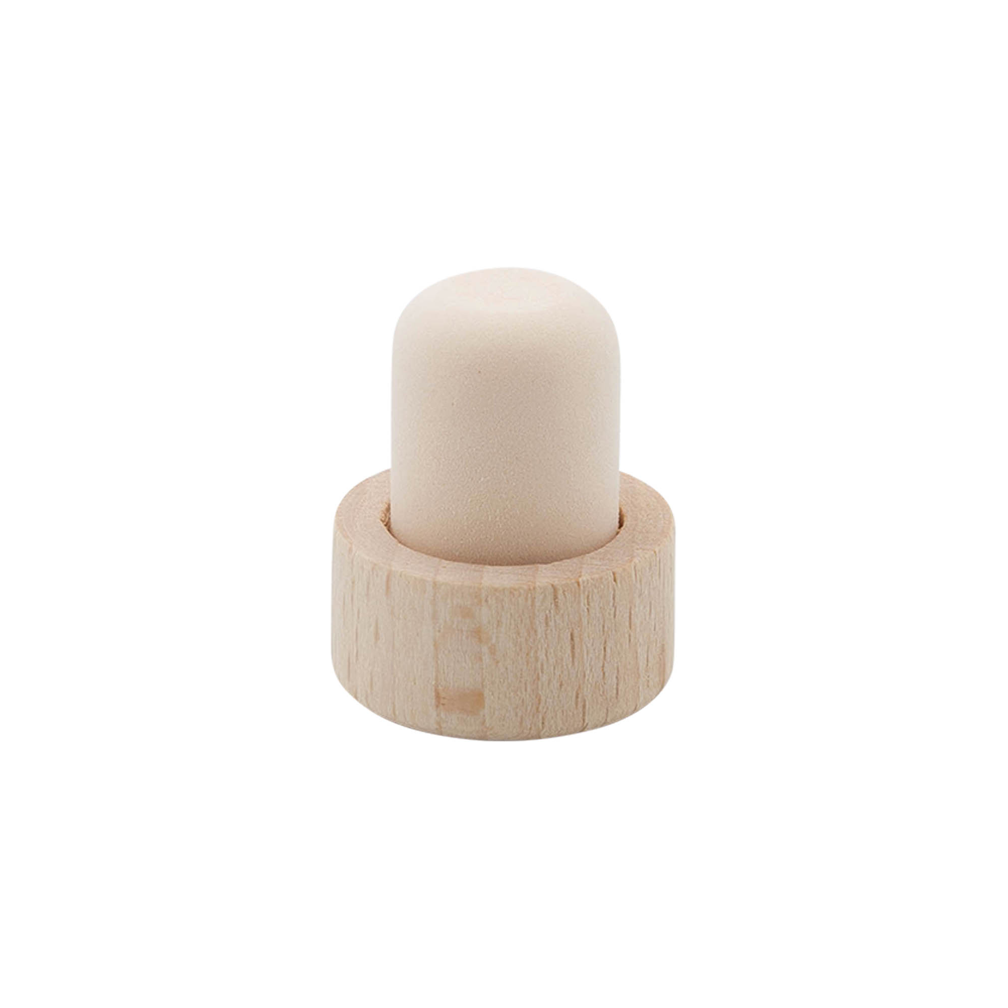 19 mm mushroom cork, wood/plastic, for opening: cork